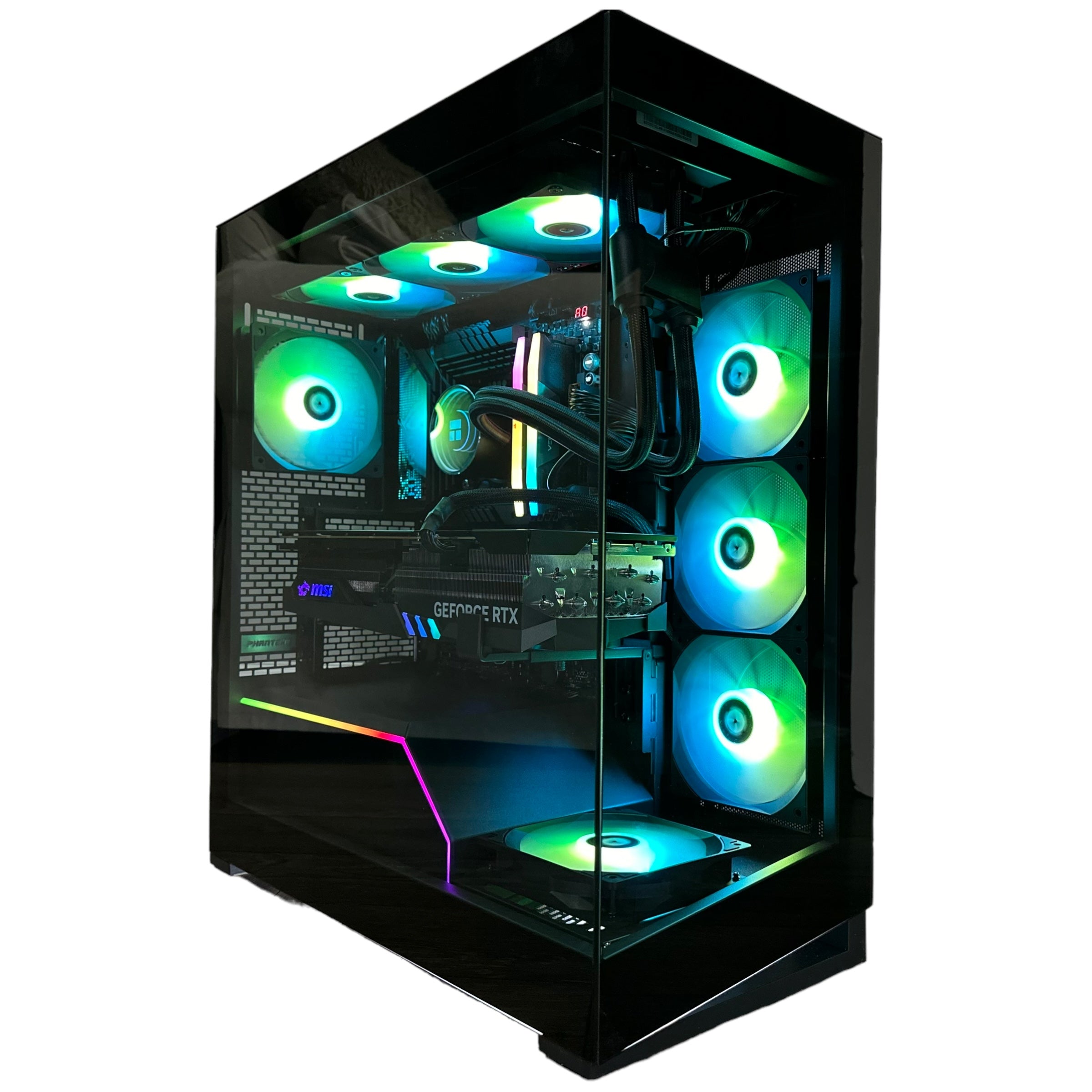 4K Top Tier Workstation i9-14900KF Gaming PC | 24-Core | RTX 5090 32GB | 64GB DDR5 6000MHz | 2TB GEN 4 NVMe SSD | ASUS ROG MAXIMUS™ | WIFI + BT | Brand New