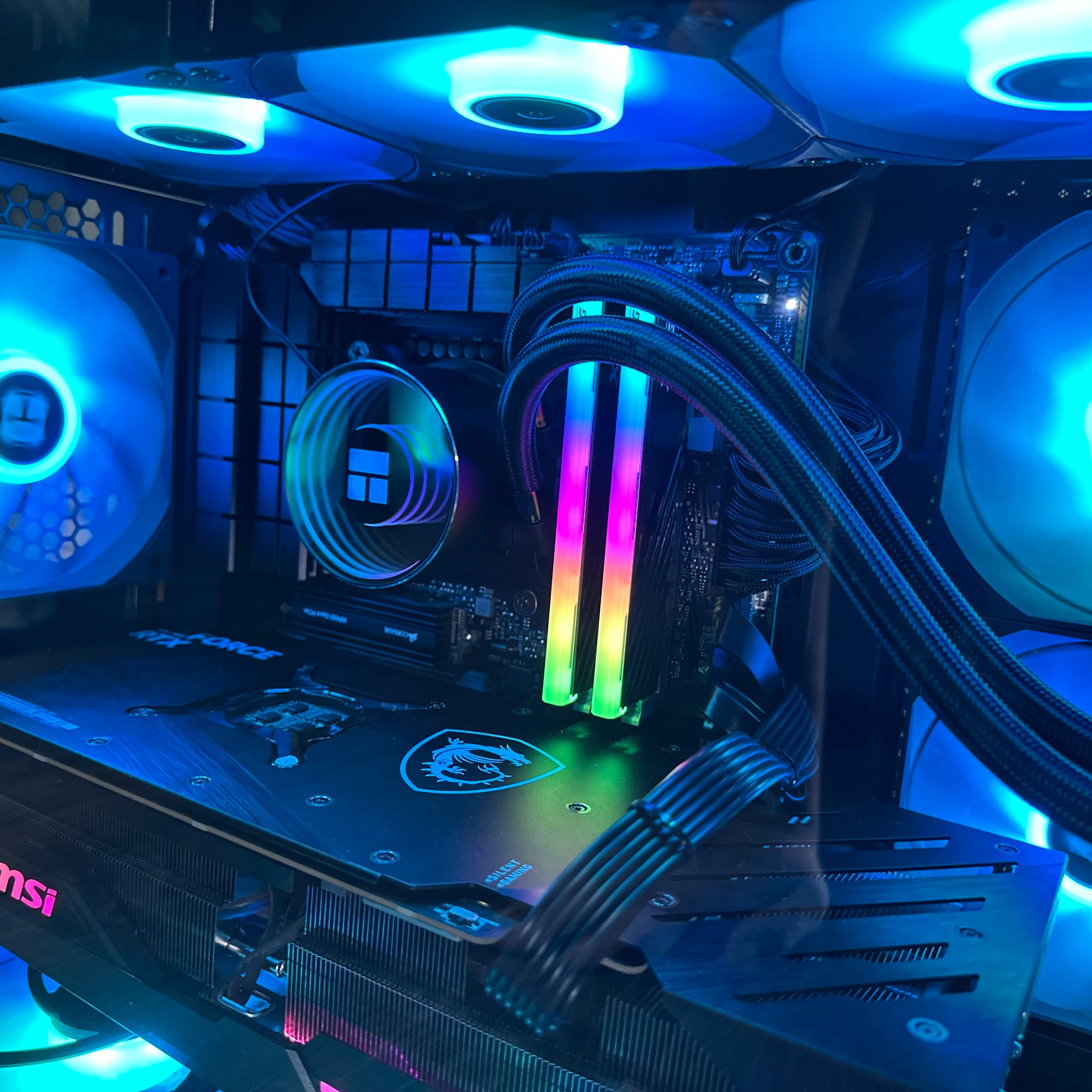 Top Tier Brand New 16-Core Gaming PC, ASUS TUF, Ryzen 9 7950x3D, RTX 4090/4070 Options, 32GB 6400mhz DDR5 Ram, 2TB NVME SSD, WIFI + BT