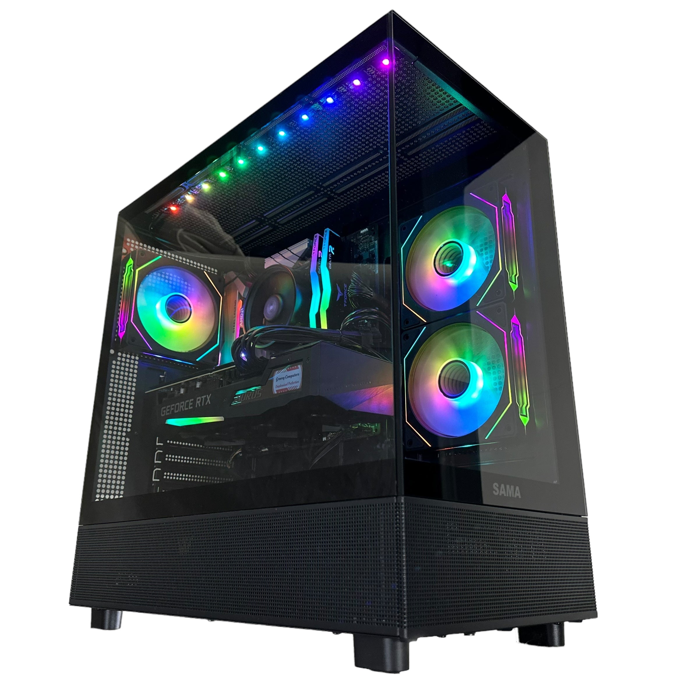 Ryzen 7 2700 Gaming PC | 8-Core | RTX 20/30/40 Series Options | 16GB RAM | 1TB SSD | STEEL LEGEND™ | Brand New - Groovy Computers