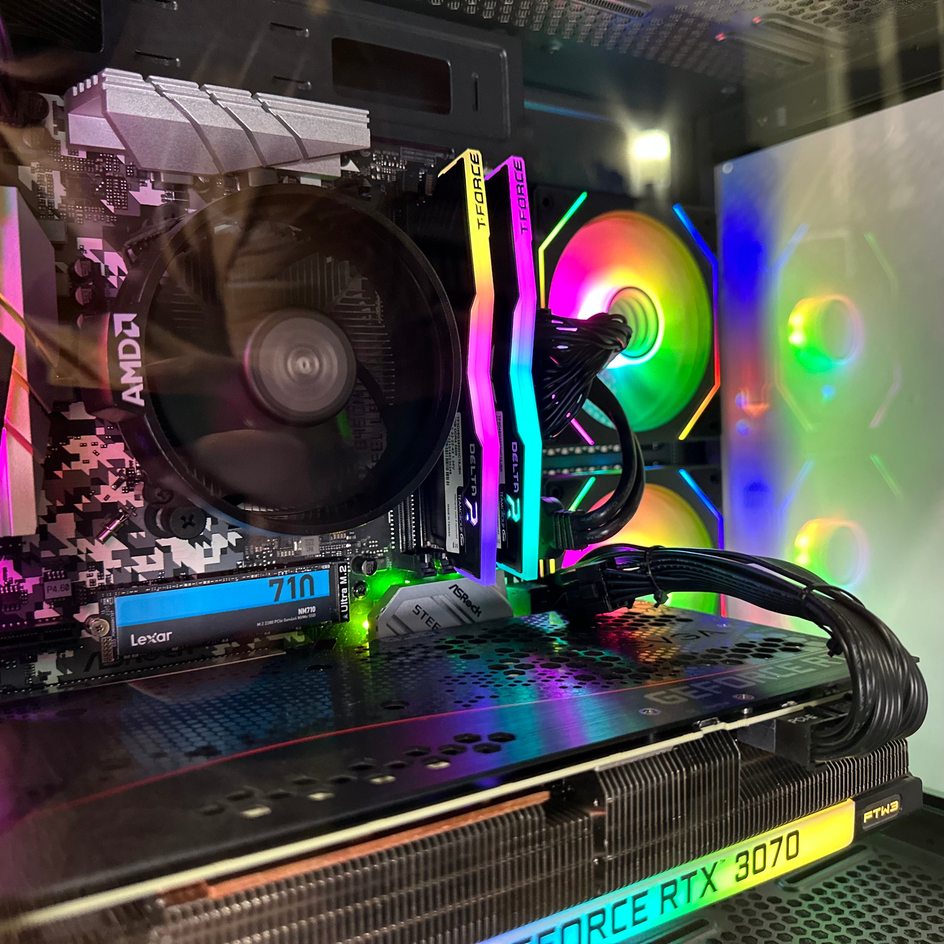 1080p Value Ryzen 5 5500 Gaming PC | 6-Core | RX 6600 8GB | 16GB RAM | 1TB NVMe SSD | STEEL LEGEND™ | Brand New