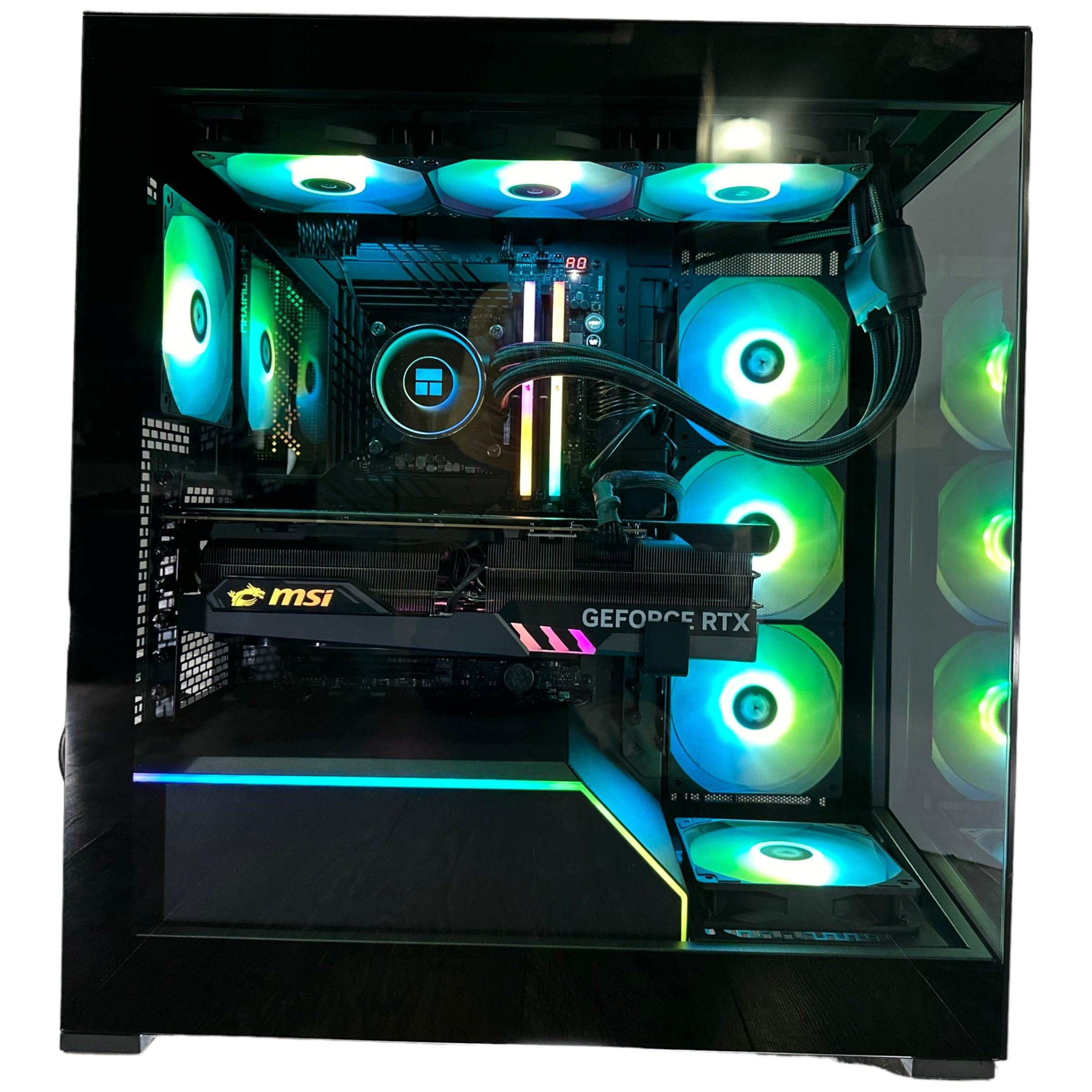 4K Top Tier Workstation i9-14900KF Gaming PC | 24-Core | RTX 5090 32GB | 64GB DDR5 6000MHz | 2TB GEN 4 NVMe SSD | ASUS ROG MAXIMUS™ | WIFI + BT | Brand New