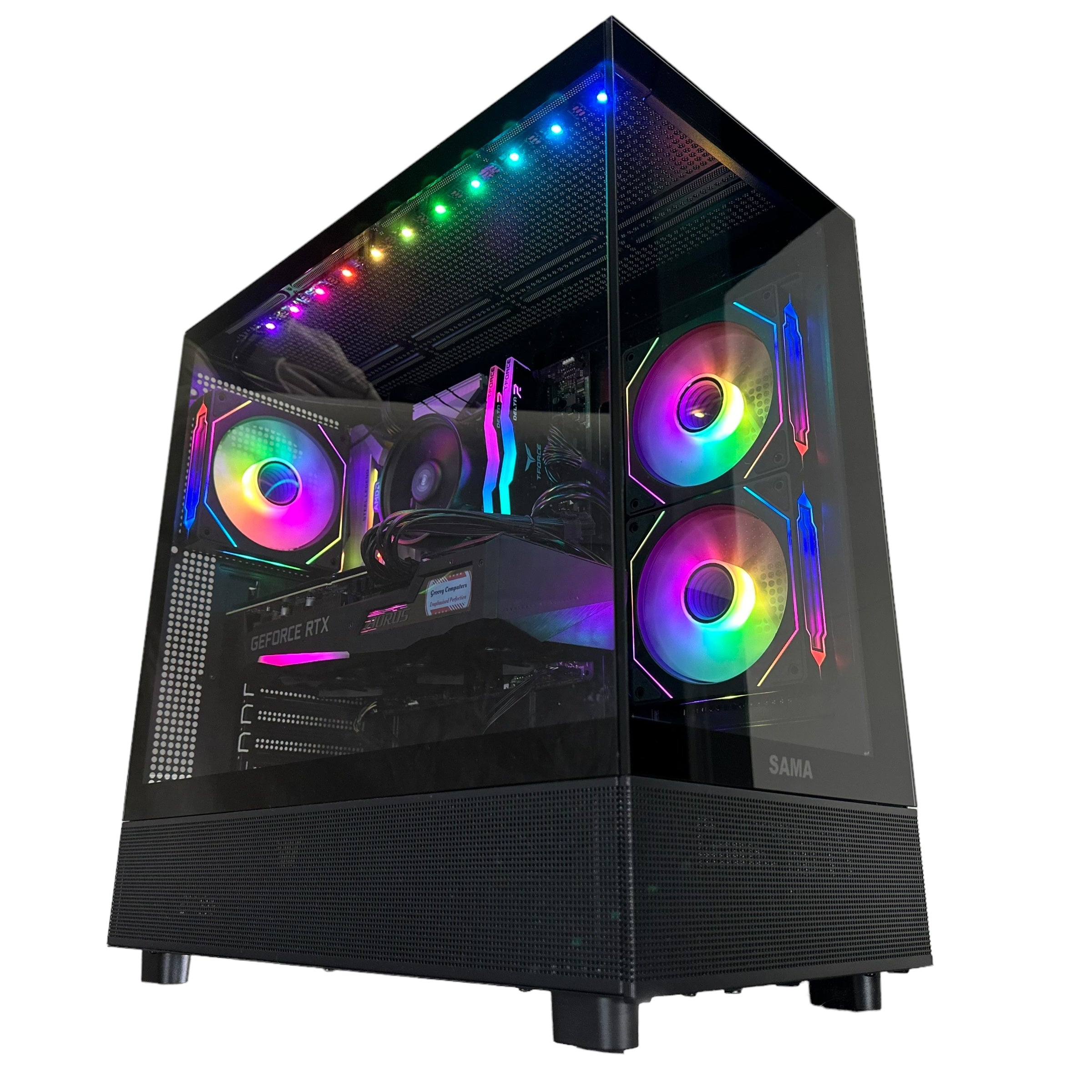 Ryzen 7 2700 Gaming PC | 8-Core | RTX 20/30/40 Series Options | 16GB RAM | 1TB SSD | STEEL LEGEND™ | Brand New - Groovy Computers