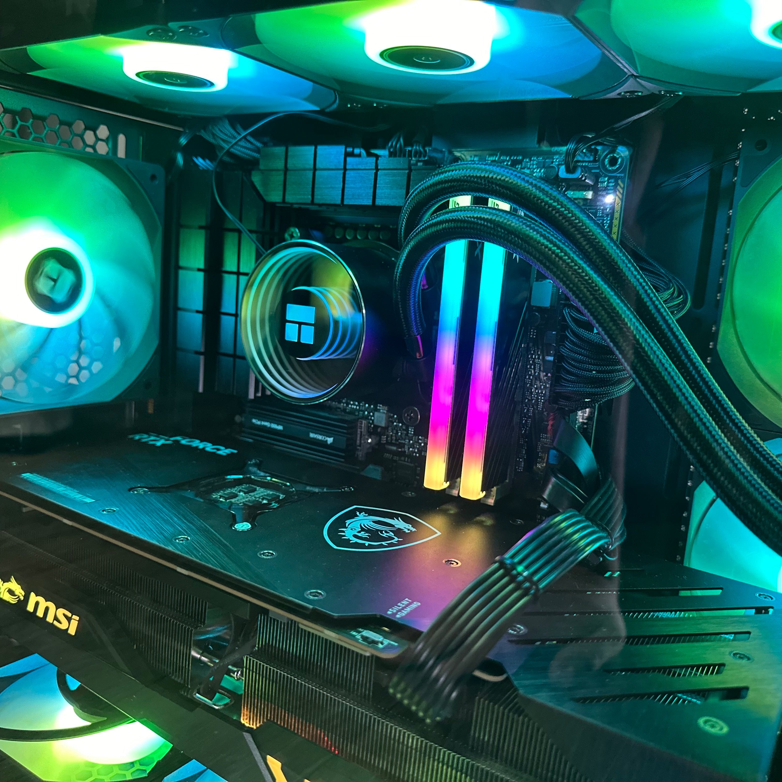 Top Tier Brand New 16-Core Gaming PC, ASUS TUF, Ryzen 9 7950x3D, RTX 4090/4070 Options, 32GB 6400mhz DDR5 Ram, 2TB NVME SSD, WIFI + BT