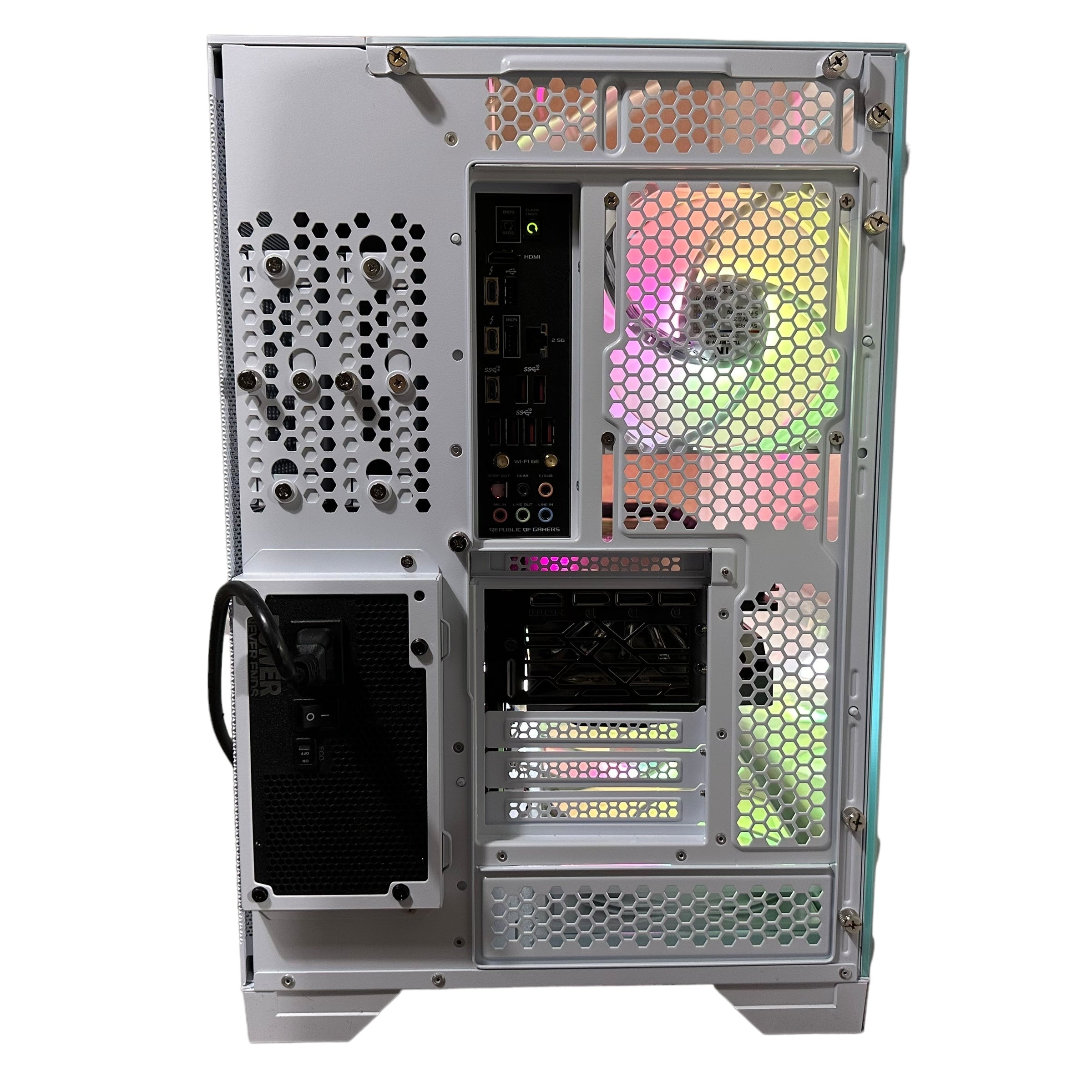 Top Tier Brand New High End 24-Core Gaming PC, ASUS ROG Maximus Hero, i9-14900K, RTX 4090 24GB, 64GB 6000mhz DDR5 RAM, 4TB NVME SSD, 8TB HDD (Options), WIFI + BT
