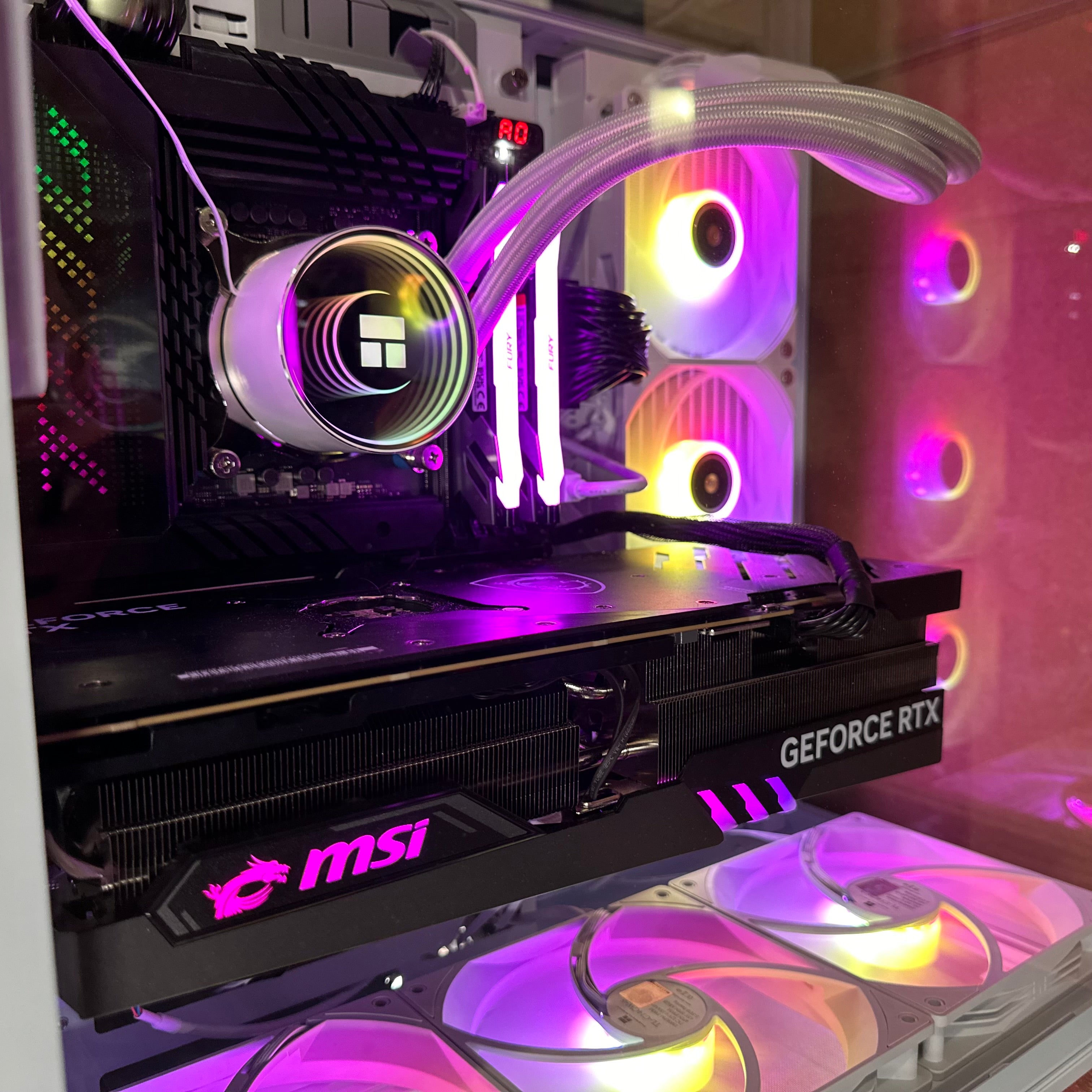 Top Tier Brand New High End 24-Core Gaming PC, ASUS ROG Maximus Hero, i9-14900K, RTX 4090 24GB, 64GB 6000mhz DDR5 RAM, 4TB NVME SSD, 8TB HDD (Options), WIFI + BT