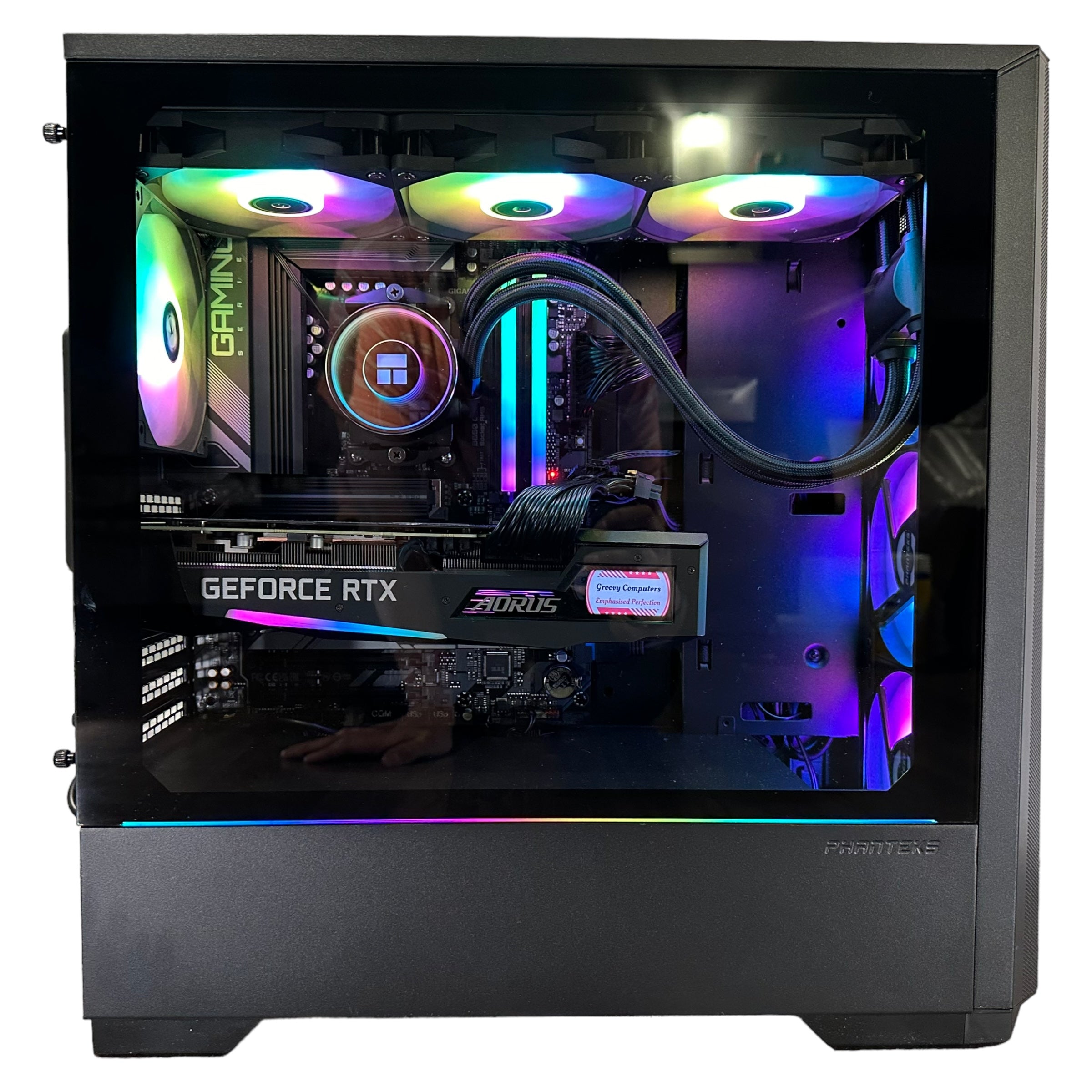 Brand New 12-Core High End Gaming PC, Aorus Ryzen 9 7900x, RTX 4070 / 4090 Options, 32GB 6400mhz DDR5 Ram, 2TB GEN 4 NVME SSD, WIFI + BT