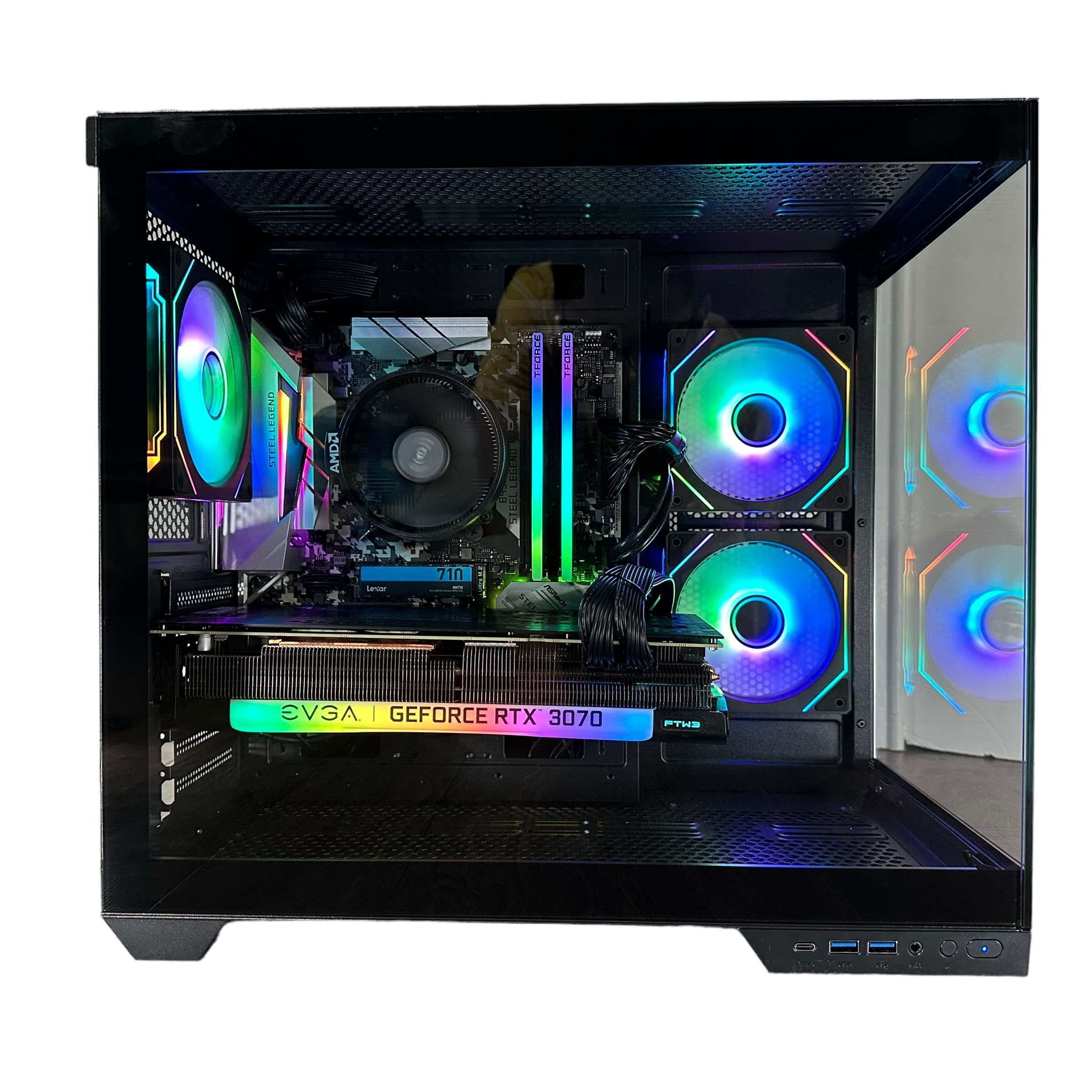 1080p Value Ryzen 5 5500 Gaming PC | 6-Core | RX 6600 8GB | 16GB RAM | 1TB NVMe SSD | STEEL LEGEND™ | Brand New