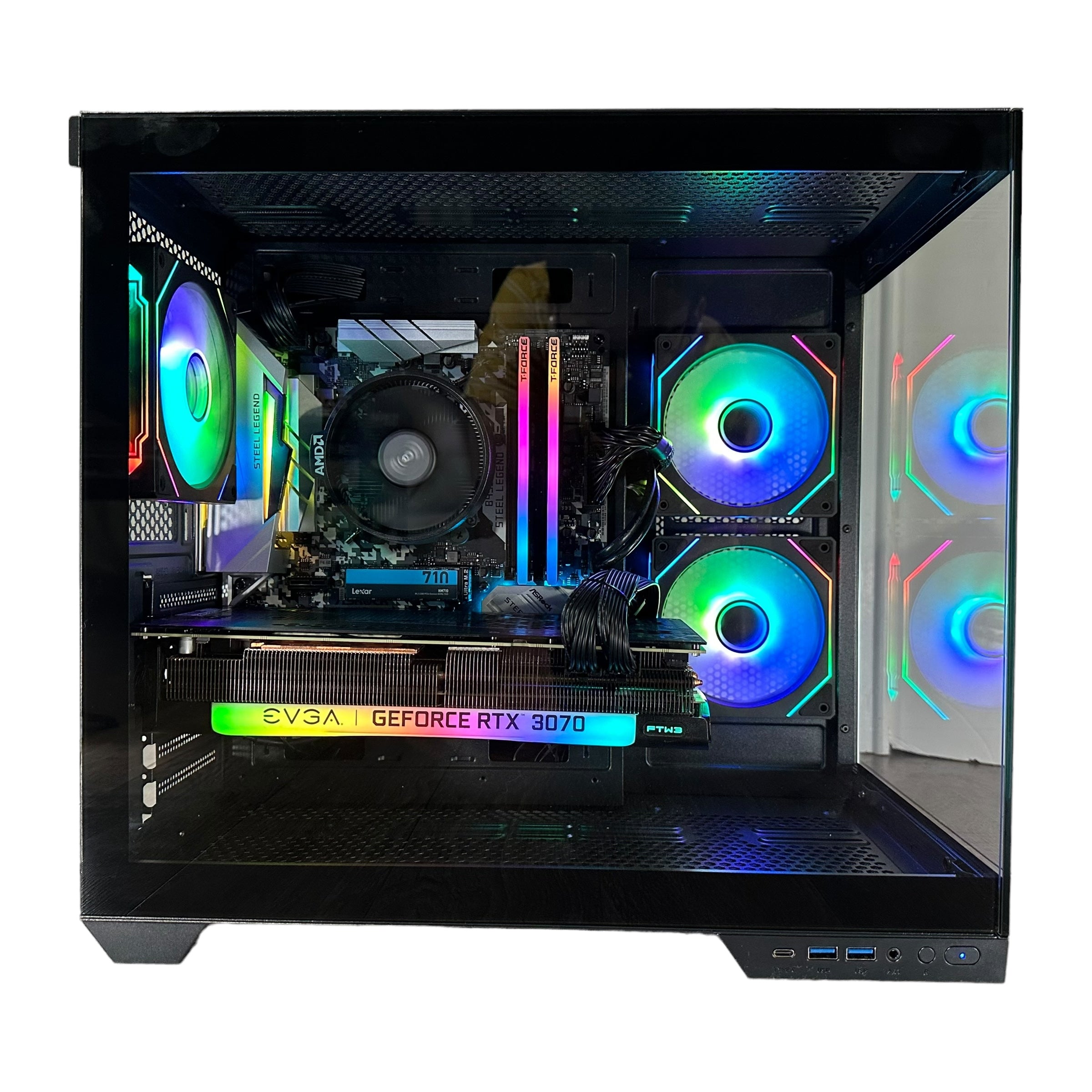 1080p Value Ryzen 5 5500 Gaming PC | 6-Core | RX 6600 8GB | 16GB RAM | 1TB NVMe SSD | STEEL LEGEND™ | Brand New