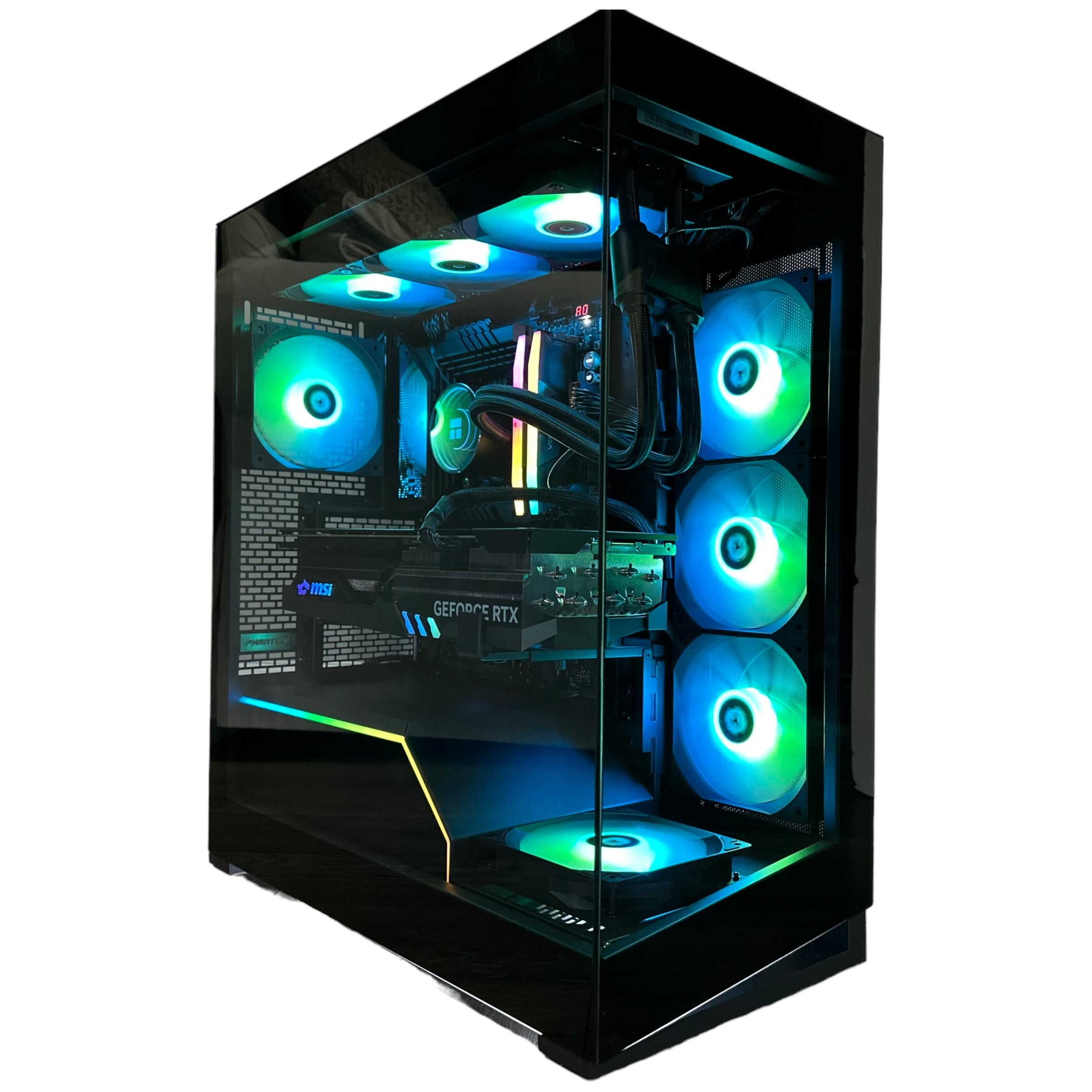 4K Top Tier Workstation i9-14900KF Gaming PC | 24-Core | RTX 5090 32GB | 64GB DDR5 6000MHz | 2TB GEN 4 NVMe SSD | ASUS ROG MAXIMUS™ | WIFI + BT | Brand New