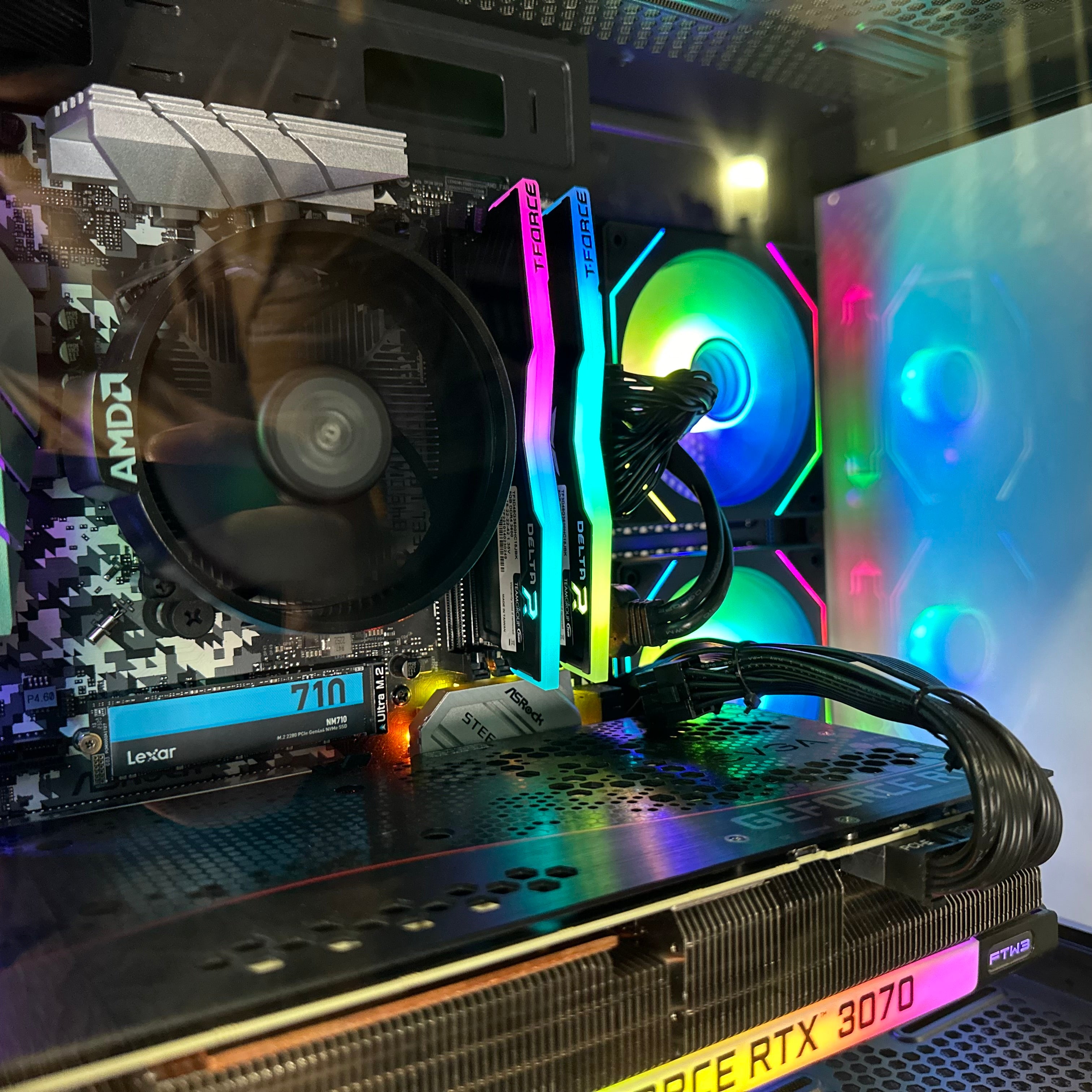 1080p Value Ryzen 5 5500 Gaming PC | 6-Core | RX 6600 8GB | 16GB RAM | 1TB NVMe SSD | STEEL LEGEND™ | Brand New