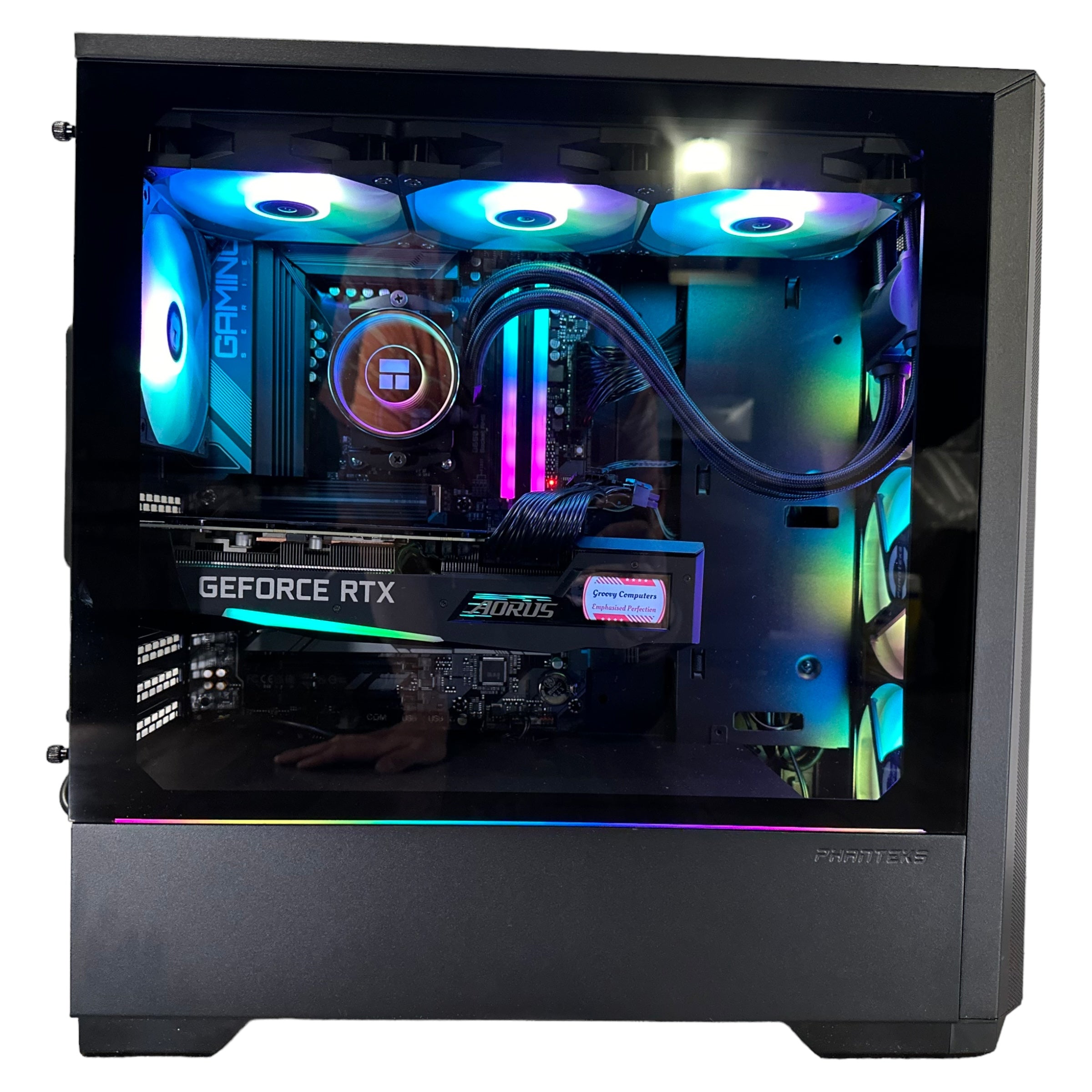 Brand New 12-Core High End Gaming PC, Aorus Ryzen 9 7900x, RTX 4070 / 4090 Options, 32GB 6400mhz DDR5 Ram, 2TB GEN 4 NVME SSD, WIFI + BT