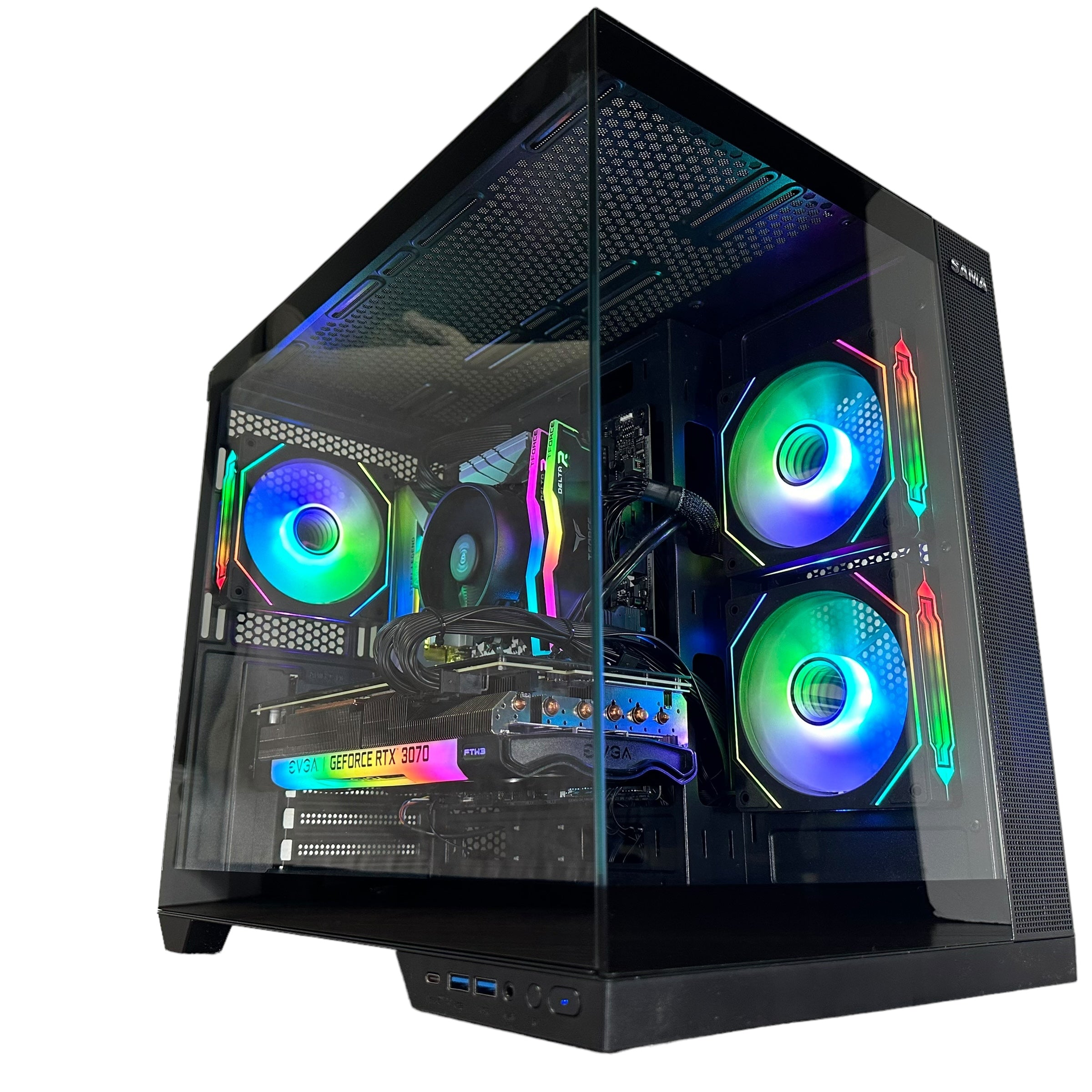 Ryzen 5 5500 Gaming PC | 6-Core | RTX 30/40/50 Series Options | 16GB RAM | 1TB NVMe SSD | STEEL LEGEND™ | Brand New - Groovy Computers