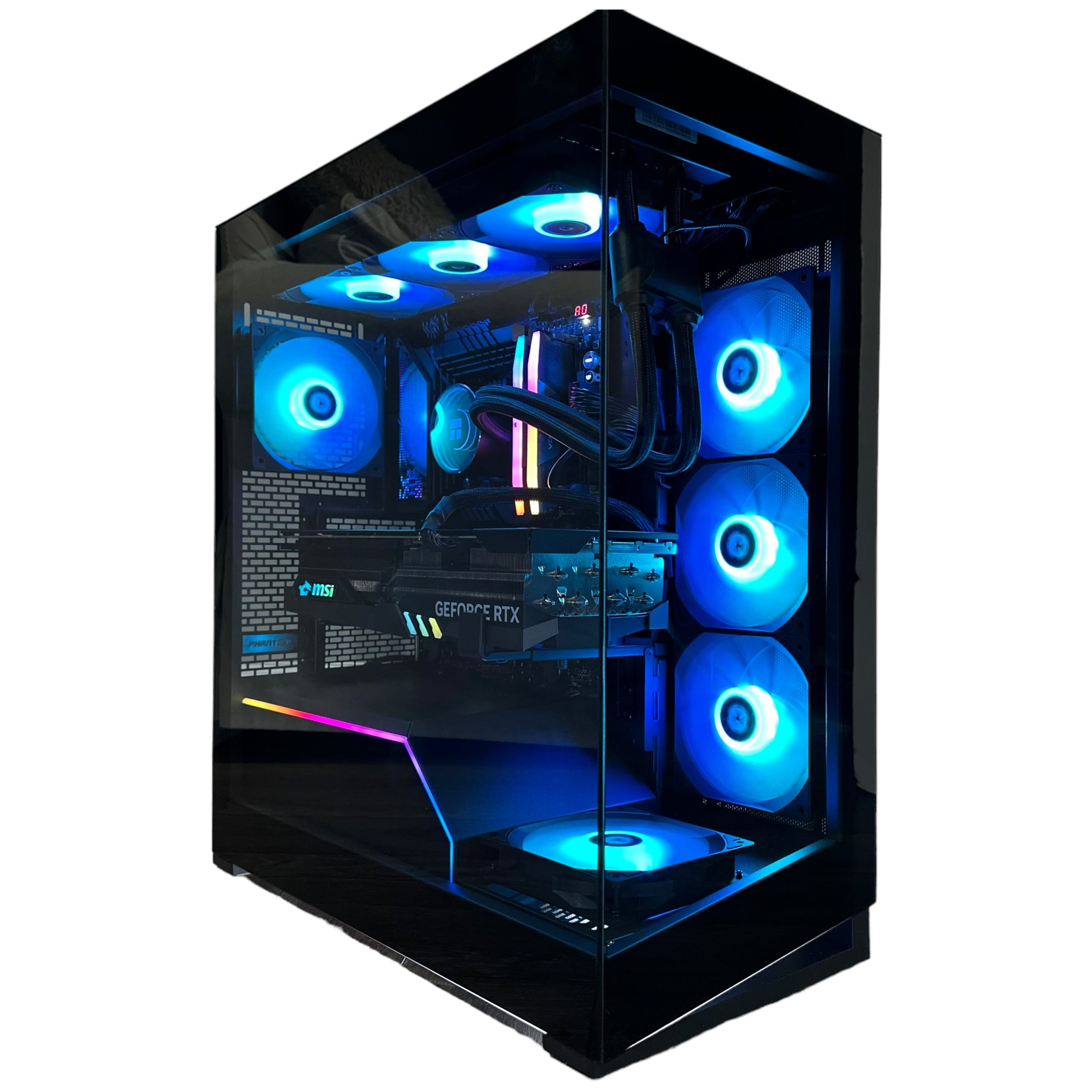 4K Top Tier Workstation i9-14900KF Gaming PC | 24-Core | RTX 5090 32GB | 64GB DDR5 6000MHz | 2TB GEN 4 NVMe SSD | ASUS ROG MAXIMUS™ | WIFI + BT | Brand New
