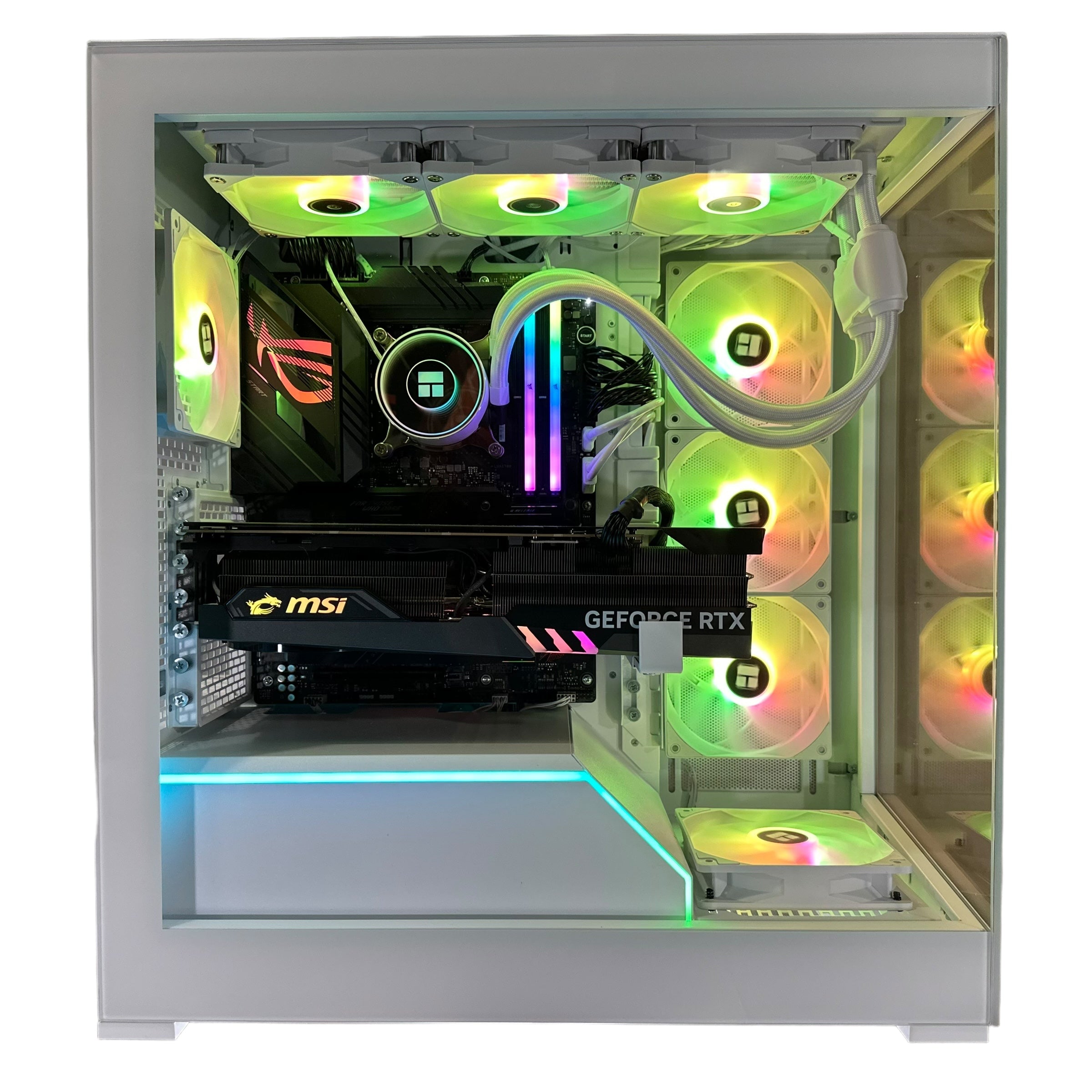 4K Top Tier Workstation i9-14900KF Gaming PC | 24-Core | RTX 5090 32GB | 64GB DDR5 6000MHz | 2TB GEN 4 NVME SSD | ASUS ROG™ | WIFI + BT | Brand New