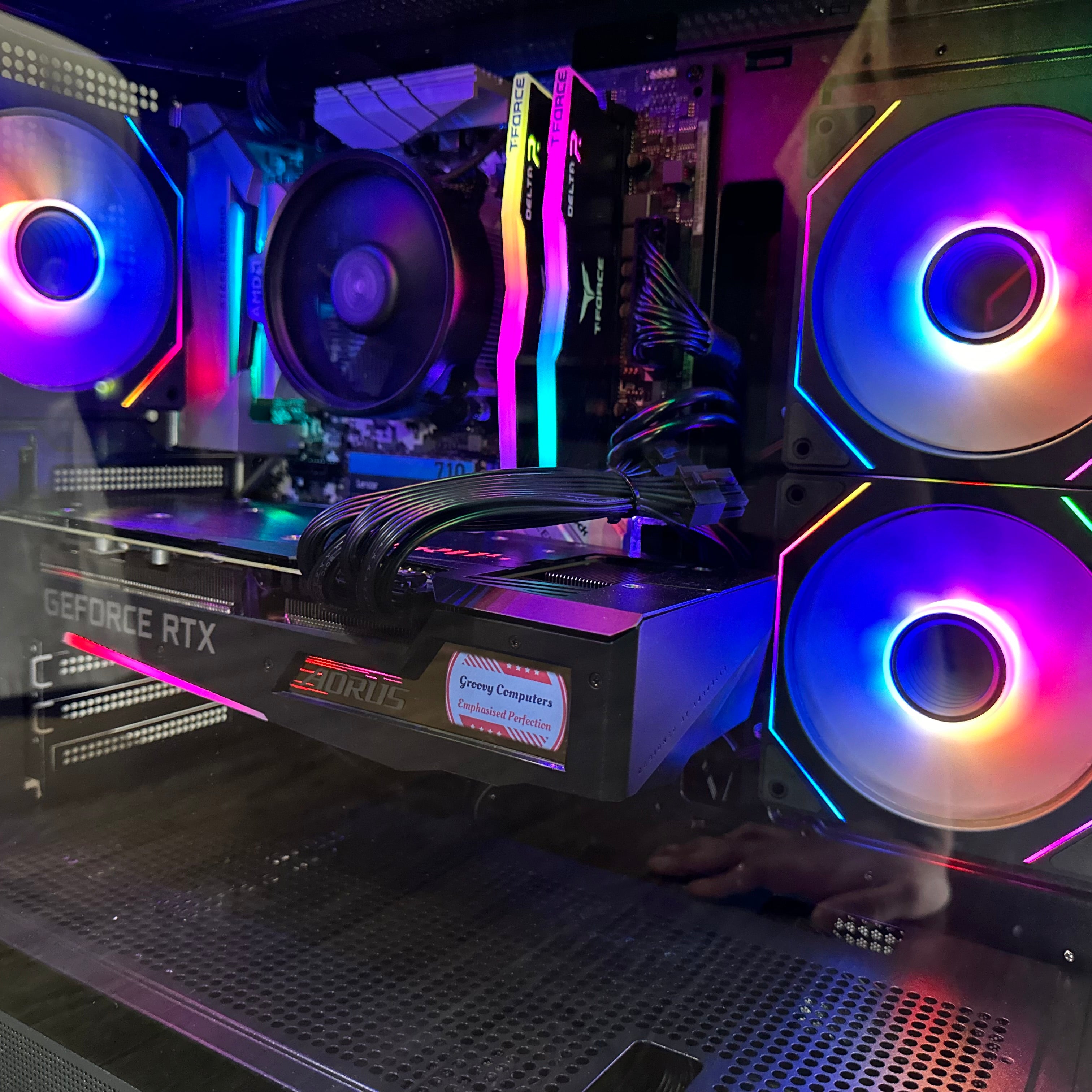 1080p Video Editing Ryzen 7 2700 Gaming PC | 8-Core | RX 6600 8GB | 16GB RAM | 1TB SSD | STEEL LEGEND™ | Brand New