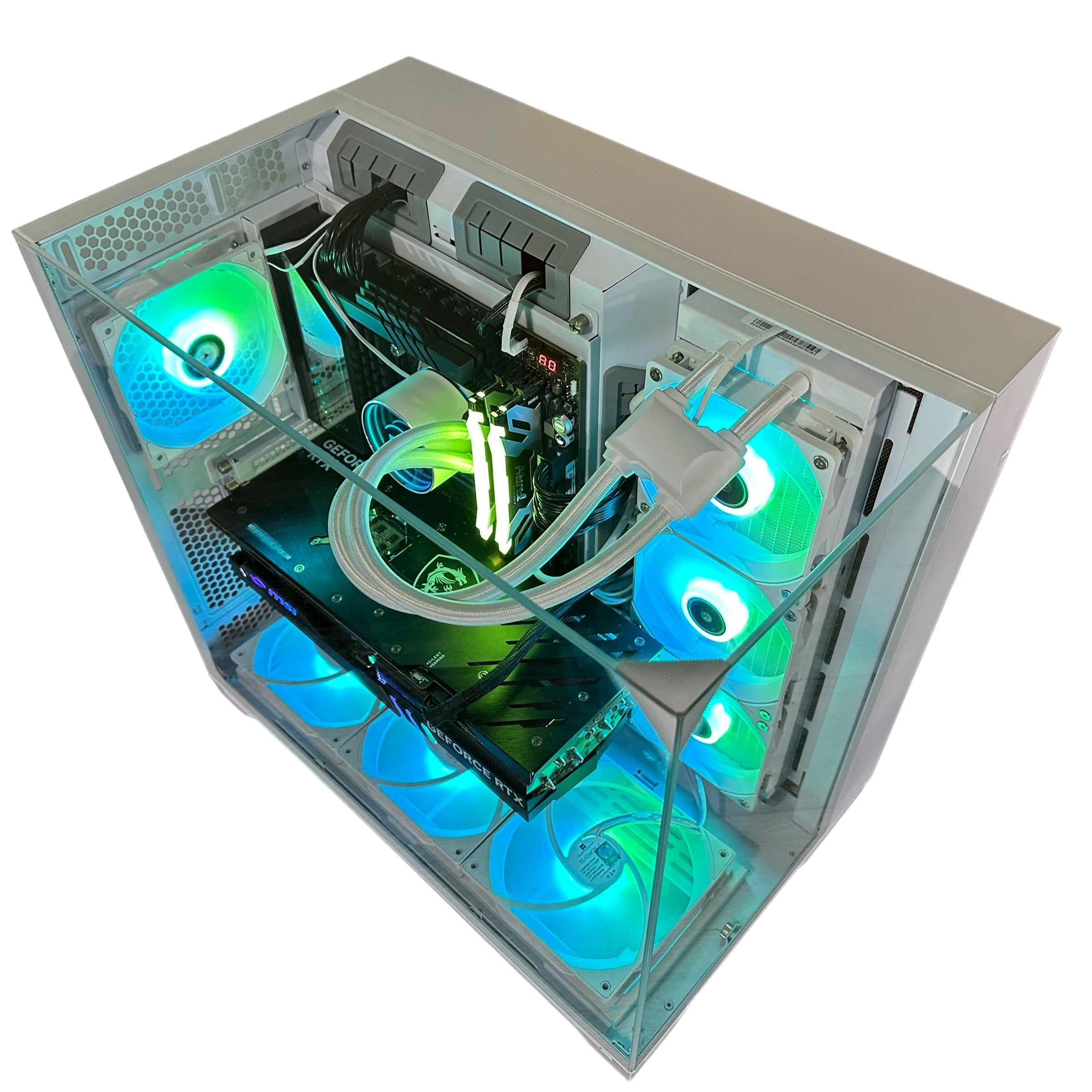 Top Tier Brand New High End 24-Core Gaming PC, ASUS ROG Maximus Hero, i9-14900K, RTX 4090 24GB, 64GB 6000mhz DDR5 RAM, 4TB NVME SSD, 8TB HDD (Options), WIFI + BT