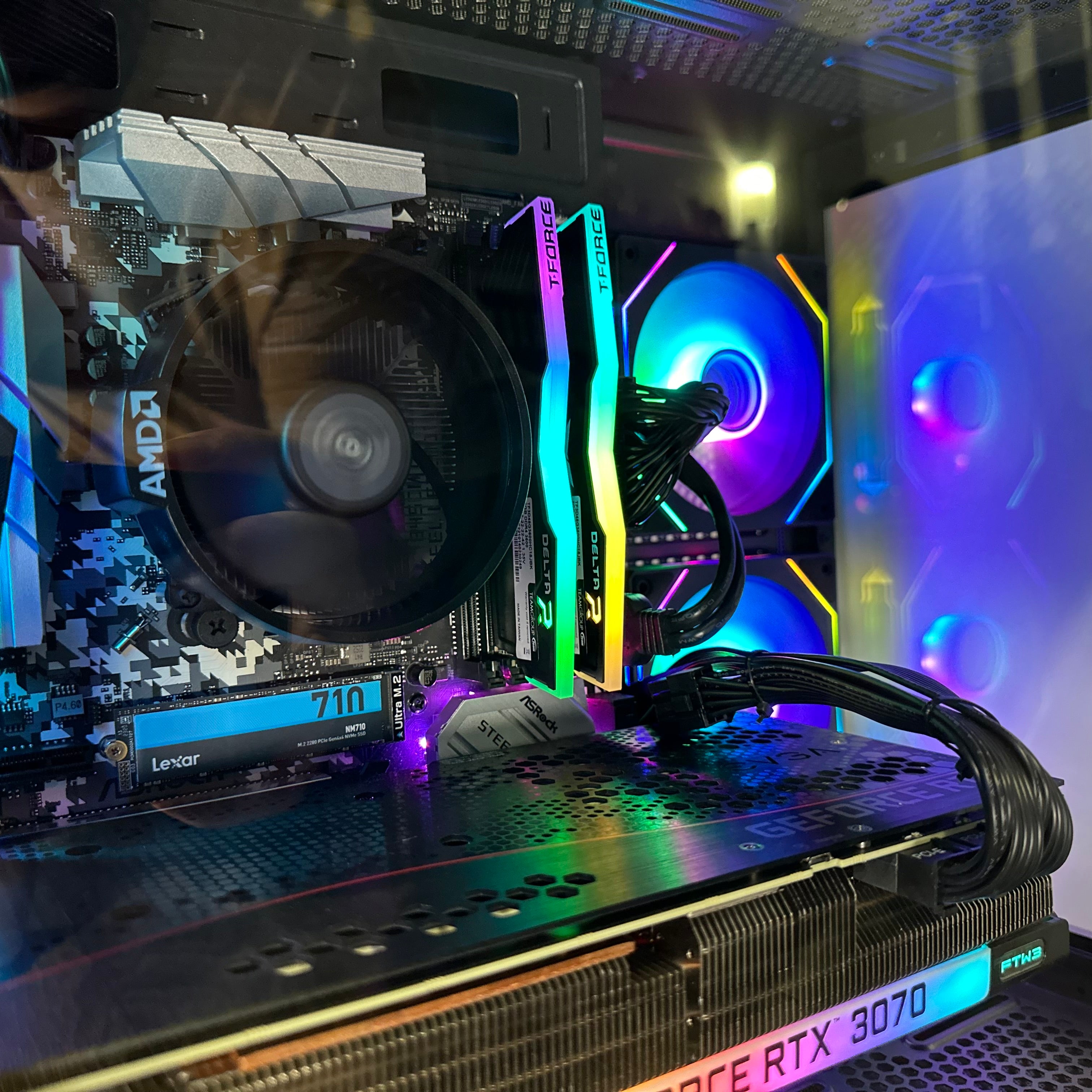 1080p Value Ryzen 5 5500 Gaming PC | 6-Core | RX 6600 8GB | 16GB RAM | 1TB NVMe SSD | STEEL LEGEND™ | Brand New