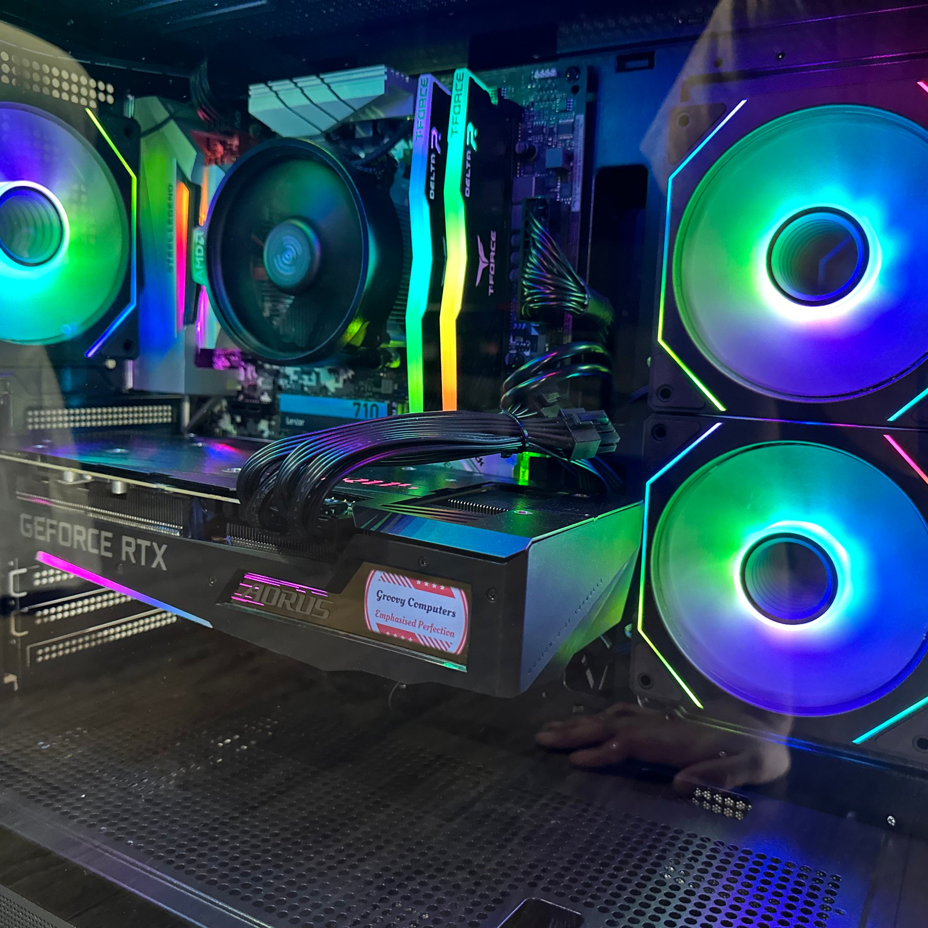 1080p Video Editing Ryzen 7 2700 Gaming PC | 8-Core | RX 6600 8GB | 16GB RAM | 1TB SSD | STEEL LEGEND™ | Brand New