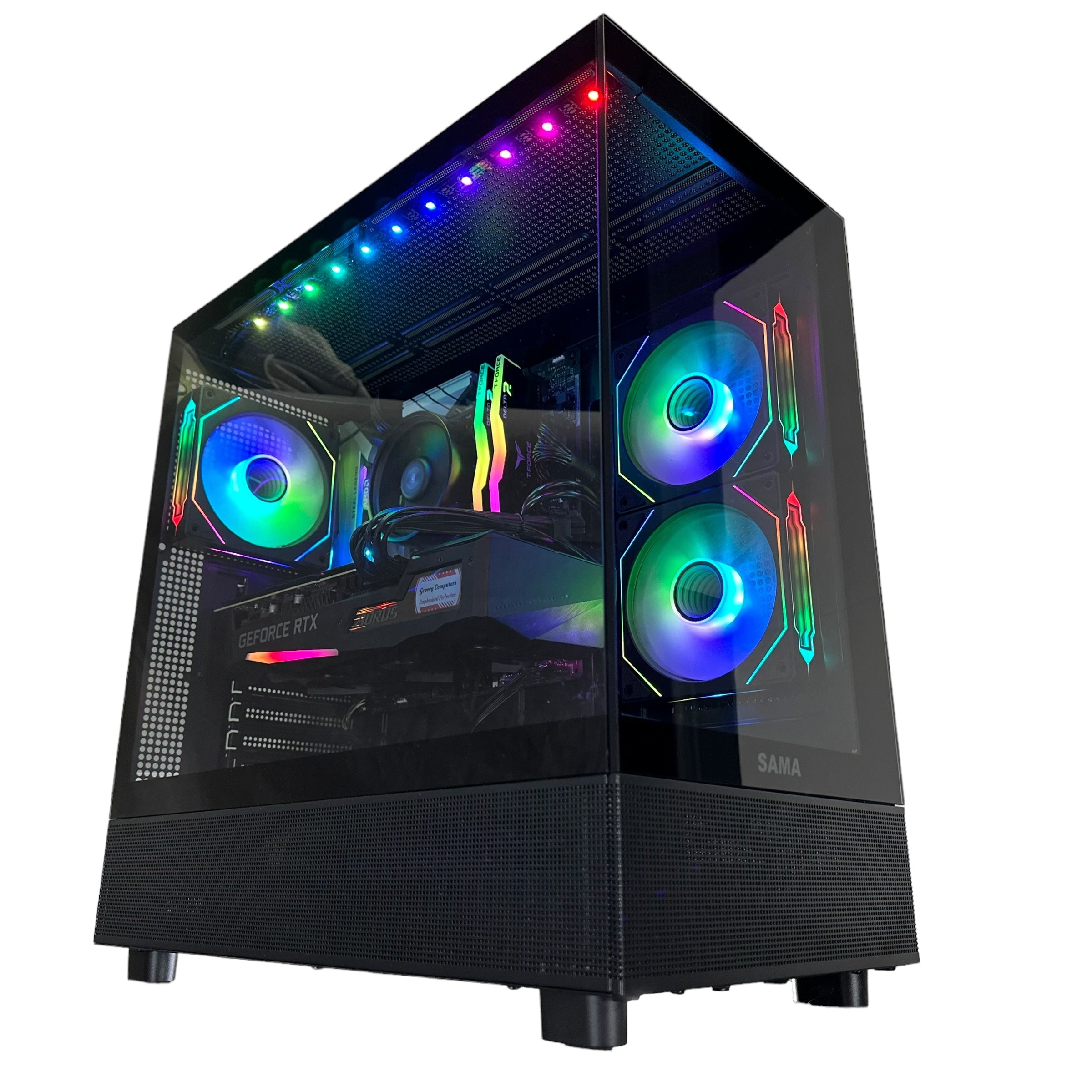Ryzen 7 2700 Gaming PC | 8-Core | RTX 20/30/40 Series Options | 16GB RAM | 1TB SSD | STEEL LEGEND™ | Brand New - Groovy Computers