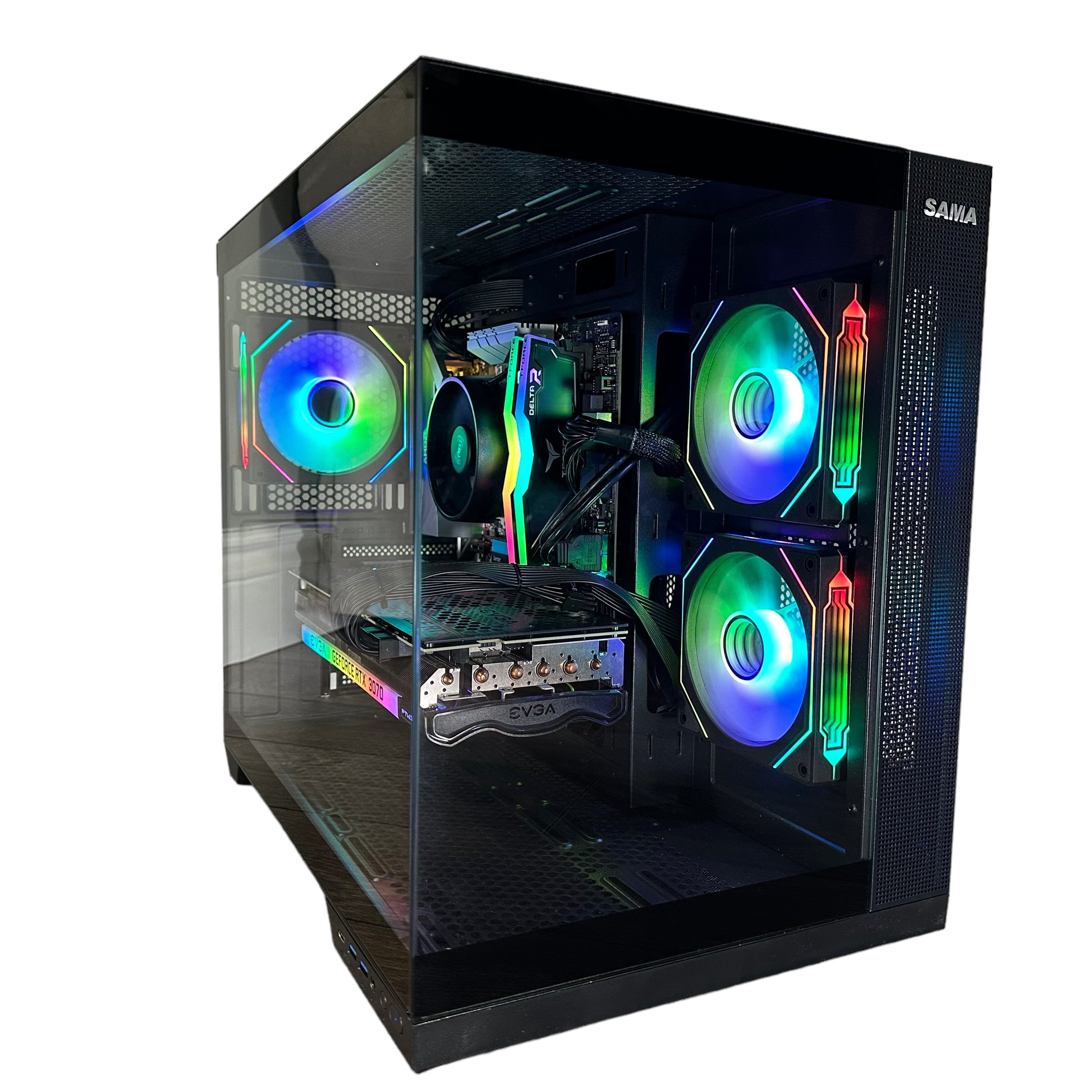 Ryzen 5 5500 Gaming PC | 6-Core | RTX 30/40/50 Series Options | 16GB RAM | 1TB NVMe SSD | STEEL LEGEND™ | Brand New - Groovy Computers