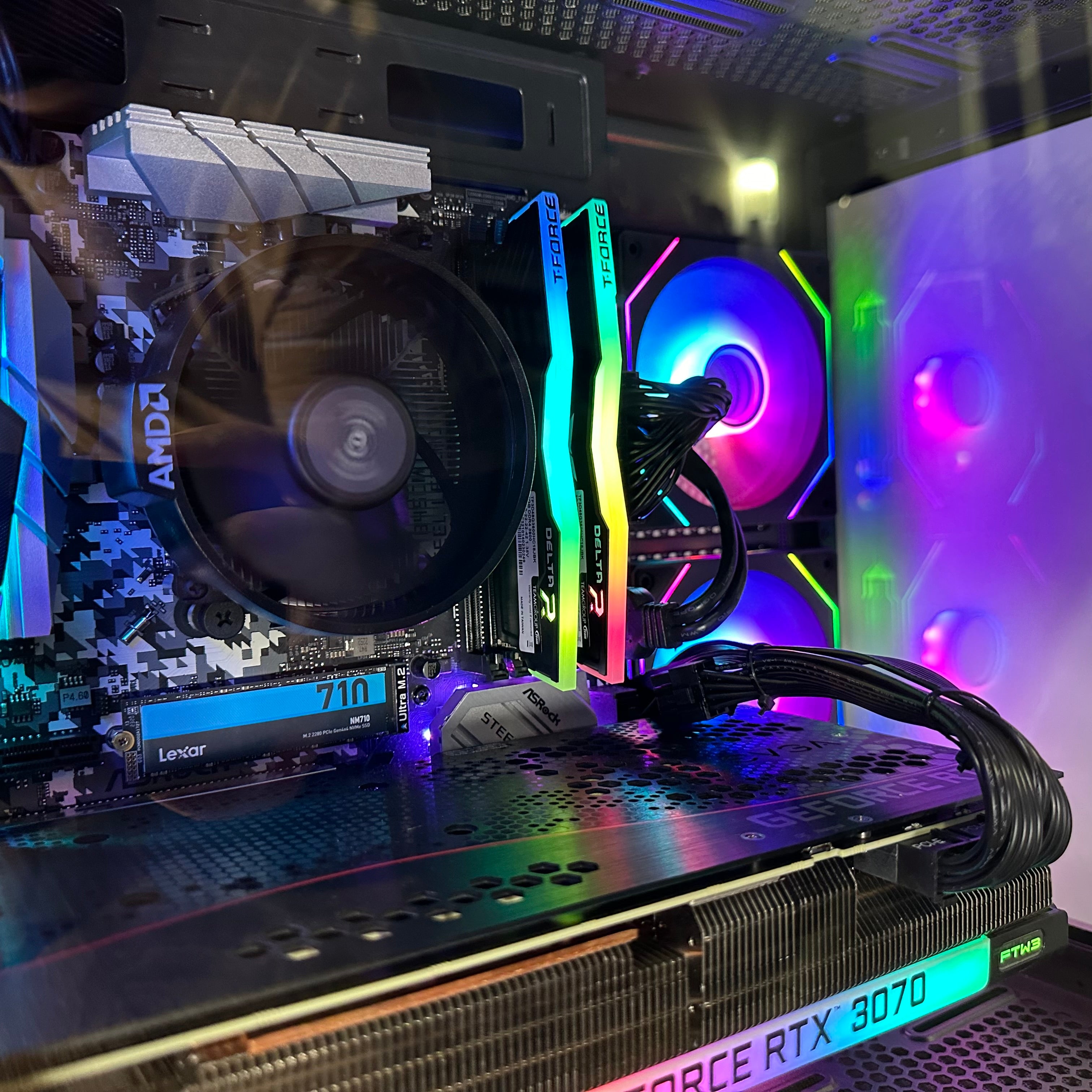 1080p Value Ryzen 5 5500 Gaming PC | 6-Core | RX 6600 8GB | 16GB RAM | 1TB NVMe SSD | STEEL LEGEND™ | Brand New