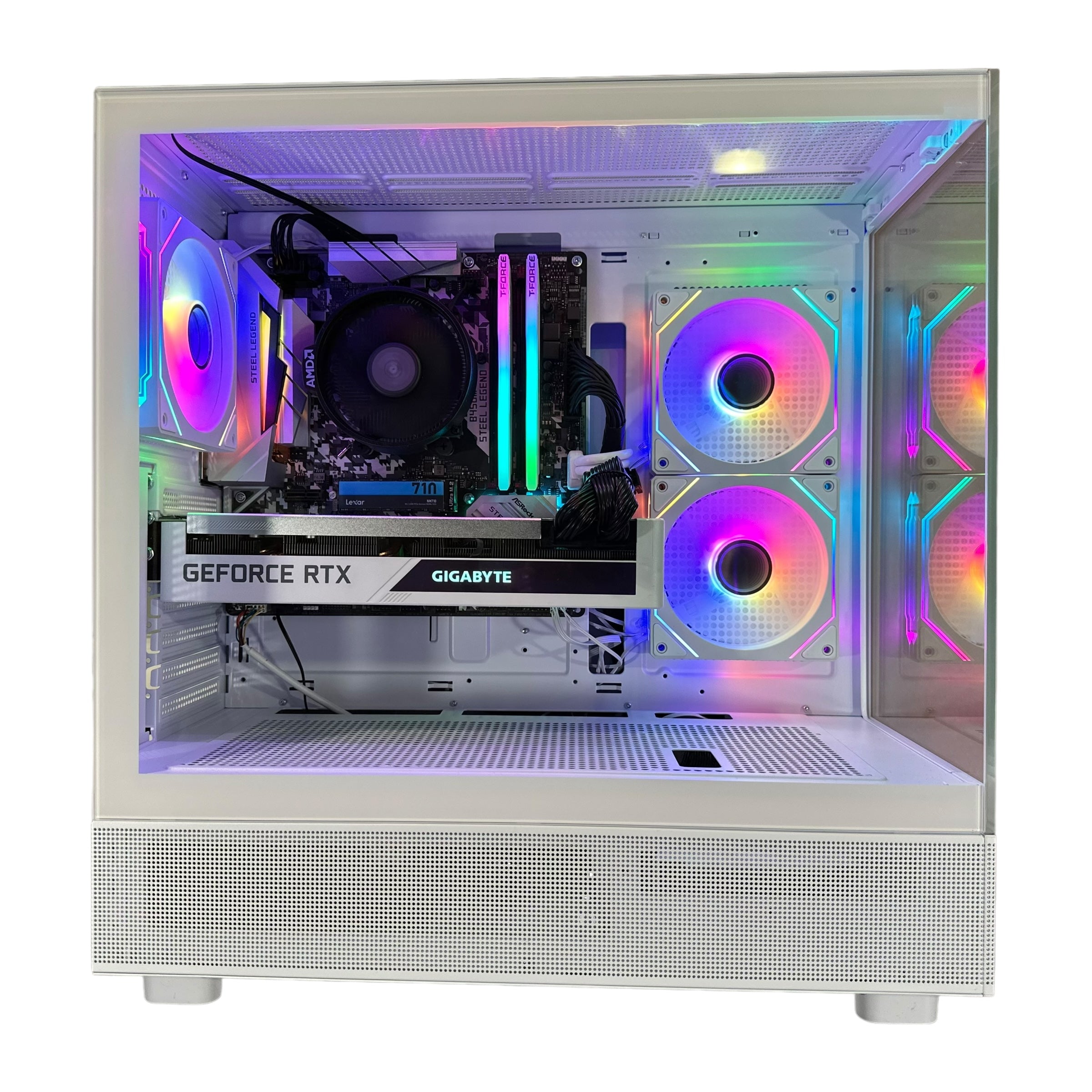 Ryzen 7 5700 Gaming PC | 8-Core | RTX 30/40/50 Series Options | 16GB RAM | 1TB NVMe SSD | STEEL LEGEND™ | Brand New