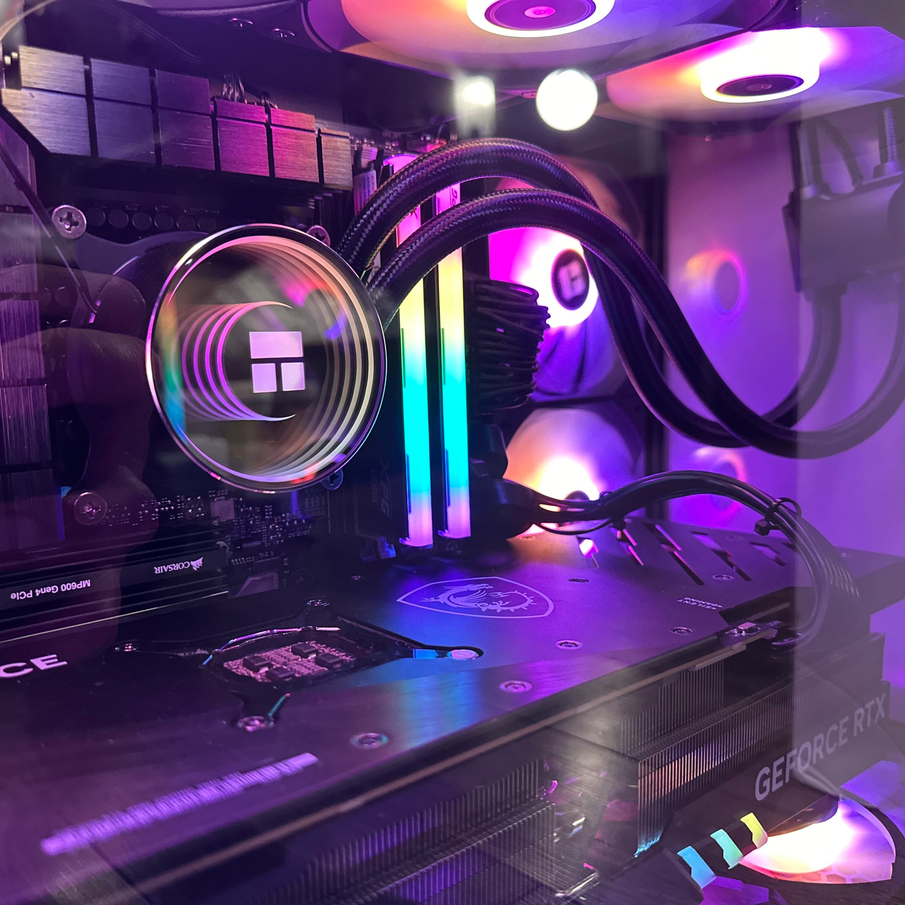Top Tier Brand New 16-Core Gaming PC, ASUS TUF, Ryzen 9 7950x3D, RTX 4090/4070 Options, 32GB 6400mhz DDR5 Ram, 2TB NVME SSD, WIFI + BT