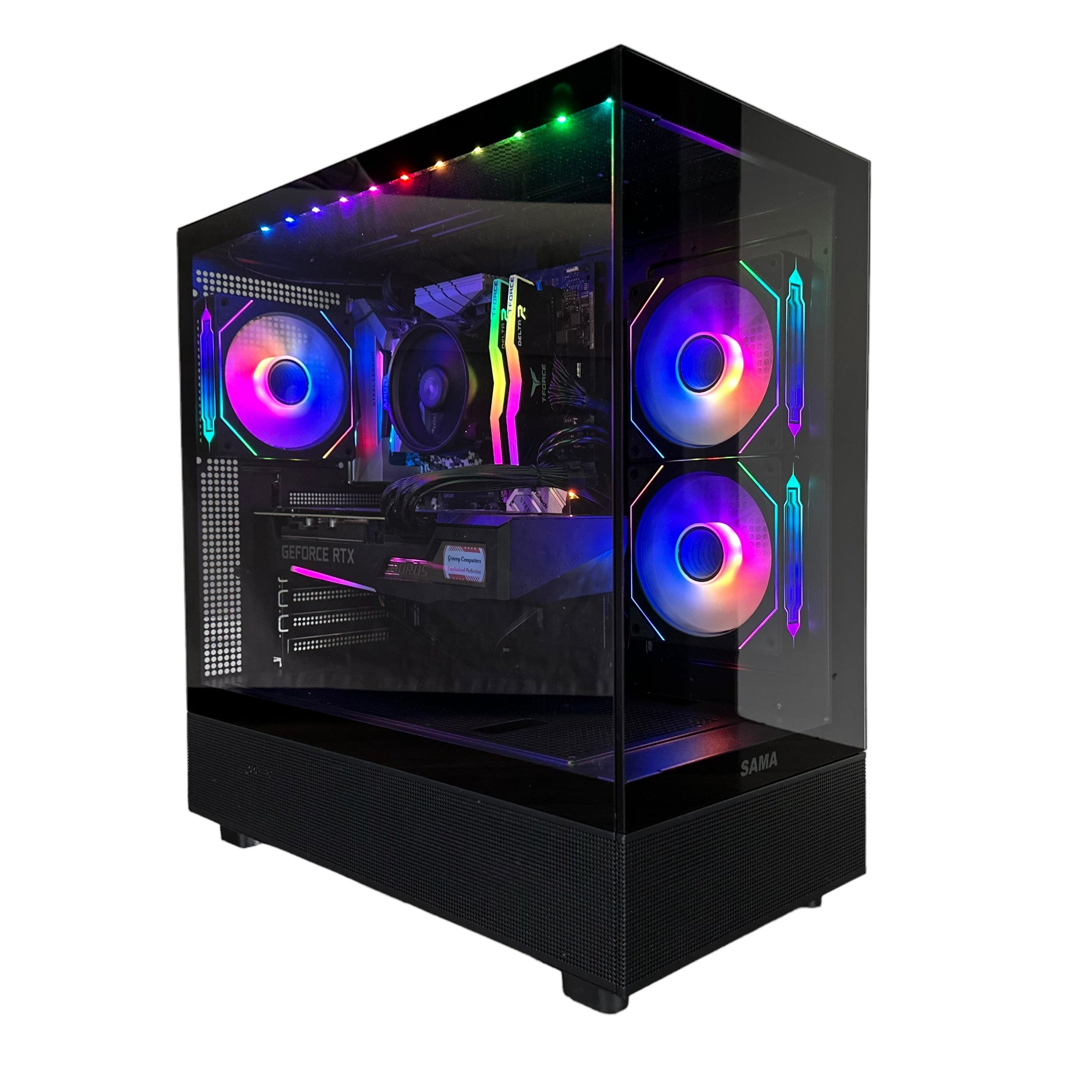 Ryzen 7 2700 Gaming PC | 8-Core | RTX 20/30/40 Series Options | 16GB RAM | 1TB SSD | STEEL LEGEND™ | Brand New - Groovy Computers