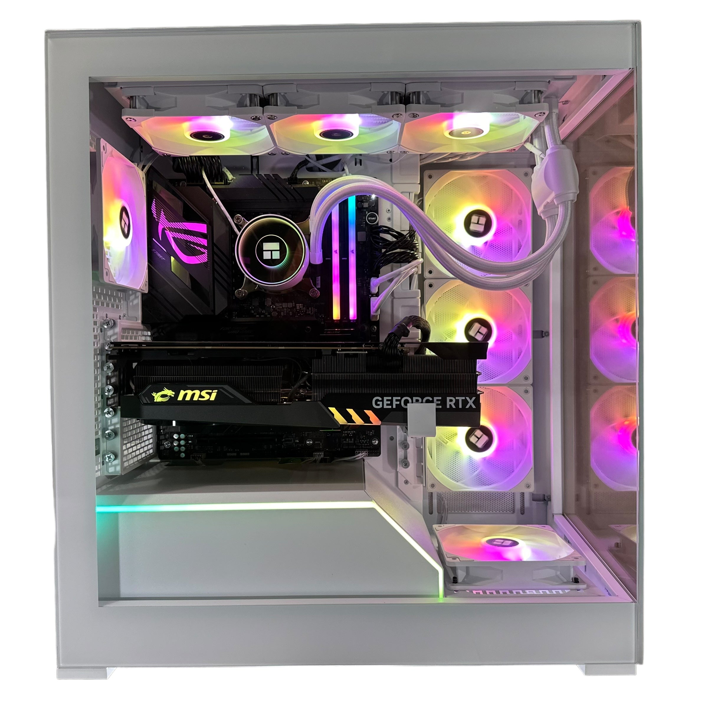4K Top Tier Workstation i9-14900KF Gaming PC | 24-Core | RTX 5090 32GB | 64GB DDR5 6000MHz | 2TB GEN 4 NVME SSD | ASUS ROG™ | WIFI + BT | Brand New