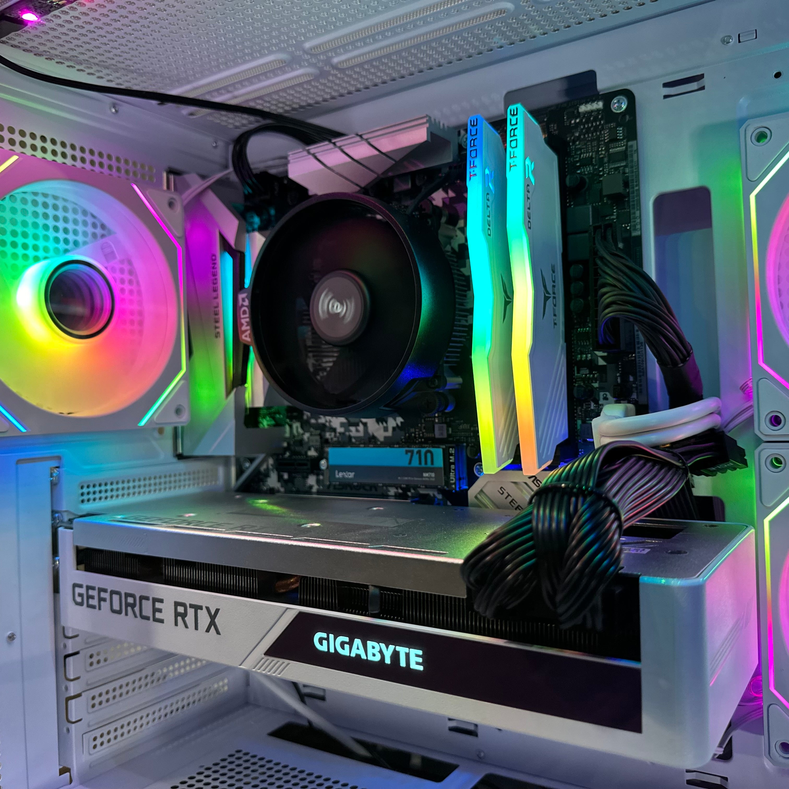 Ryzen 7 5700 Gaming PC | 8-Core | RTX 30/40/50 Series Options | 16GB RAM | 1TB NVMe SSD | STEEL LEGEND™ | Brand New