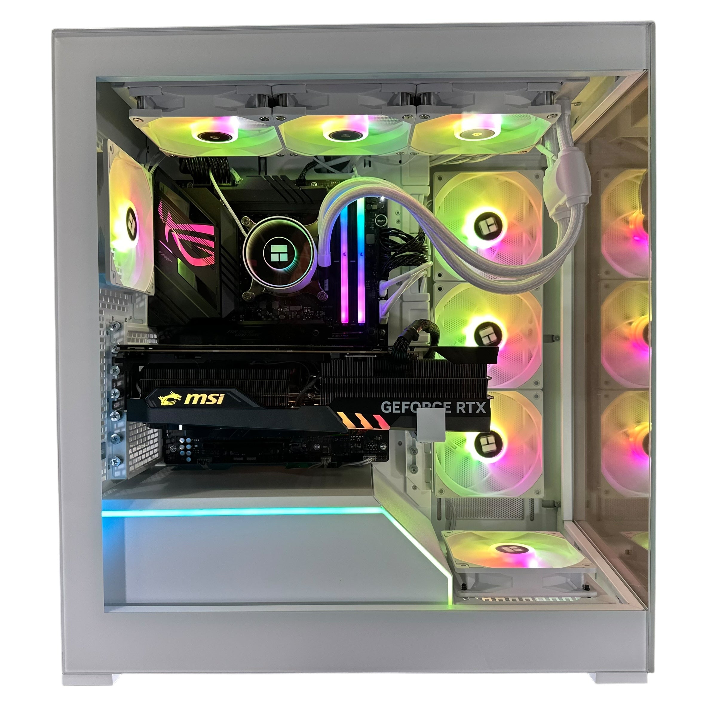 4K Top Tier Workstation i9-14900KF Gaming PC | 24-Core | RTX 5090 32GB | 64GB DDR5 6000MHz | 2TB GEN 4 NVME SSD | ASUS ROG™ | WIFI + BT | Brand New