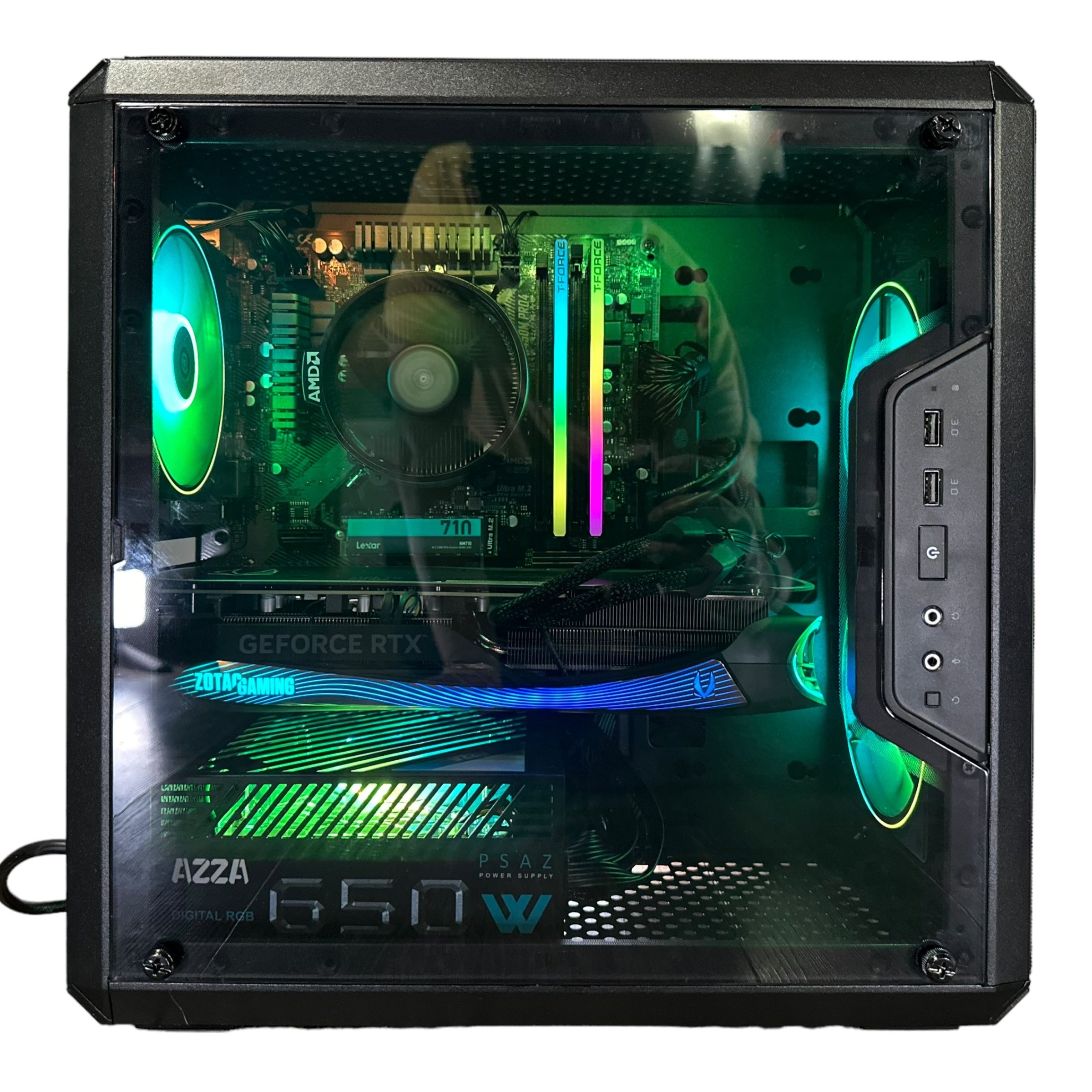 Ryzen 7 5700 Gaming PC | 8-Core | RTX 30/40/50 Series Options | 16GB RAM | 1TB SSD | Pro4™ | Brand New - Groovy Computers