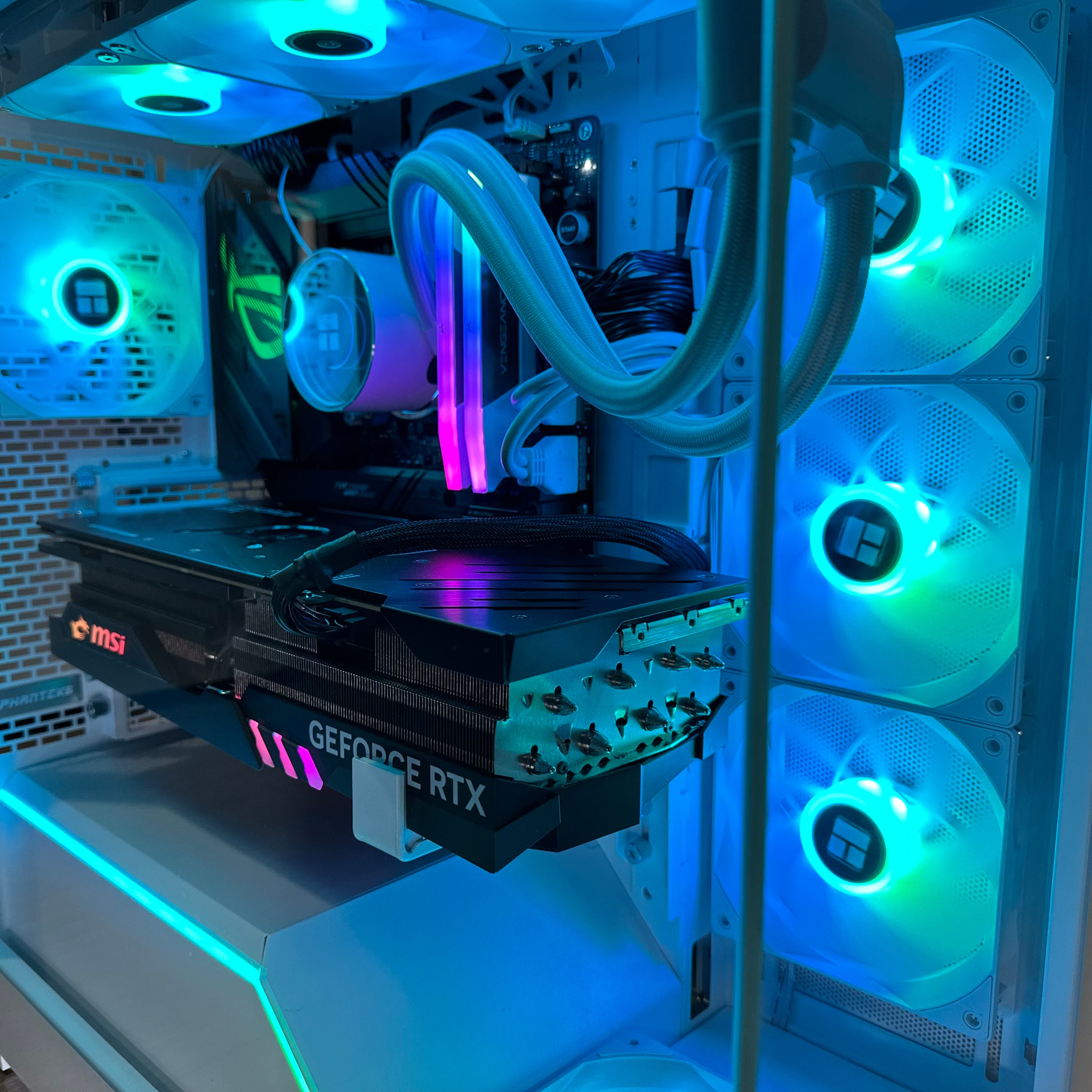 4K Top Tier Workstation i9-14900KF Gaming PC | 24-Core | RTX 5090 32GB | 64GB DDR5 6000MHz | 2TB GEN 4 NVME SSD | ASUS ROG™ | WIFI + BT | Brand New