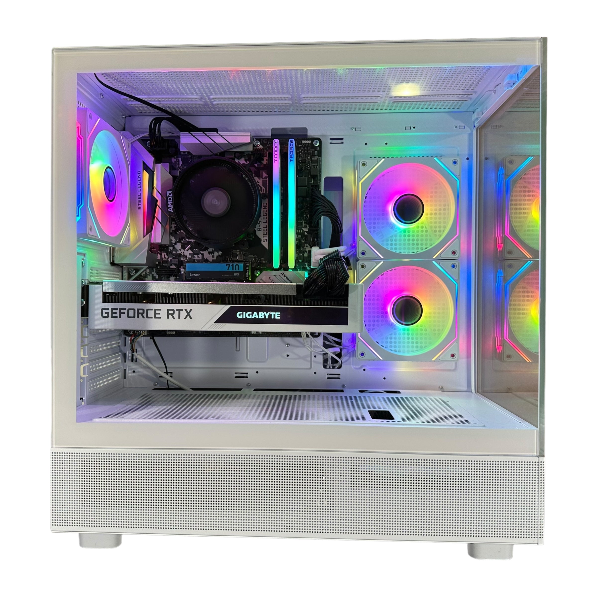 Ryzen 7 5700 Gaming PC | 8-Core | RTX 30/40/50 Series Options | 16GB RAM | 1TB NVMe SSD | STEEL LEGEND™ | Brand New