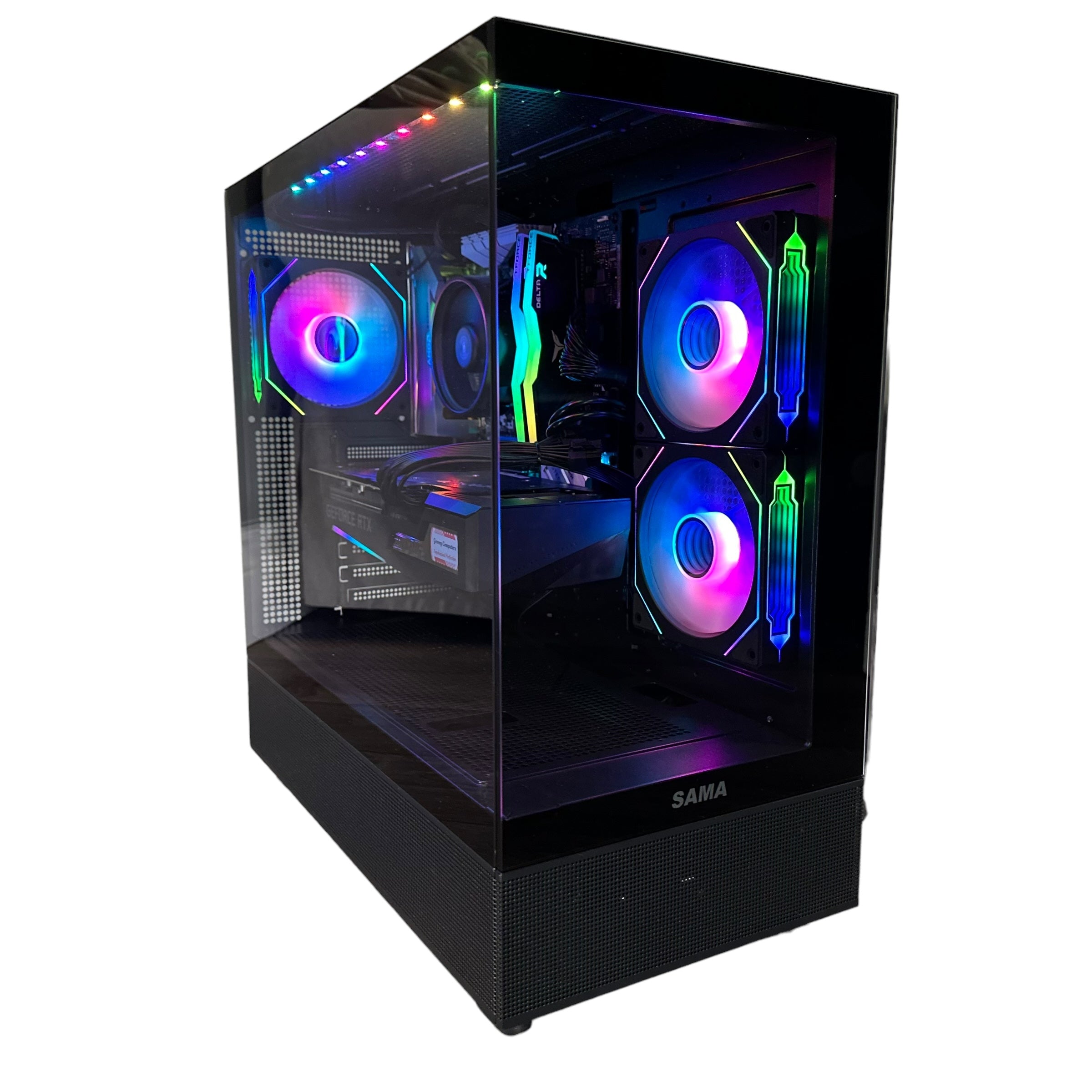 1080p Video Editing Ryzen 7 2700 Gaming PC | 8-Core | RX 6600 8GB | 16GB RAM | 1TB SSD | STEEL LEGEND™ | Brand New