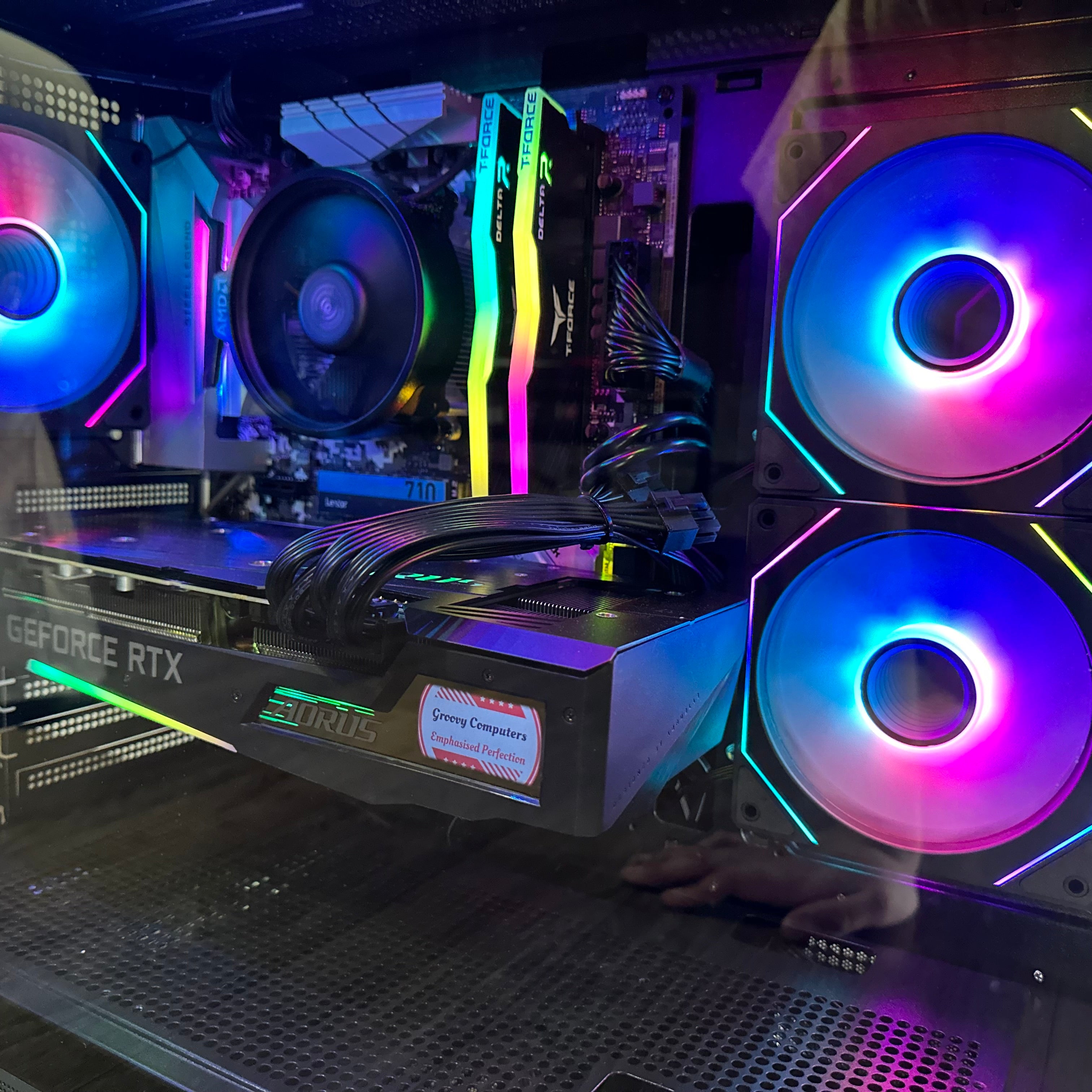 1080p Video Editing Ryzen 7 2700 Gaming PC | 8-Core | RX 6600 8GB | 16GB RAM | 1TB SSD | STEEL LEGEND™ | Brand New