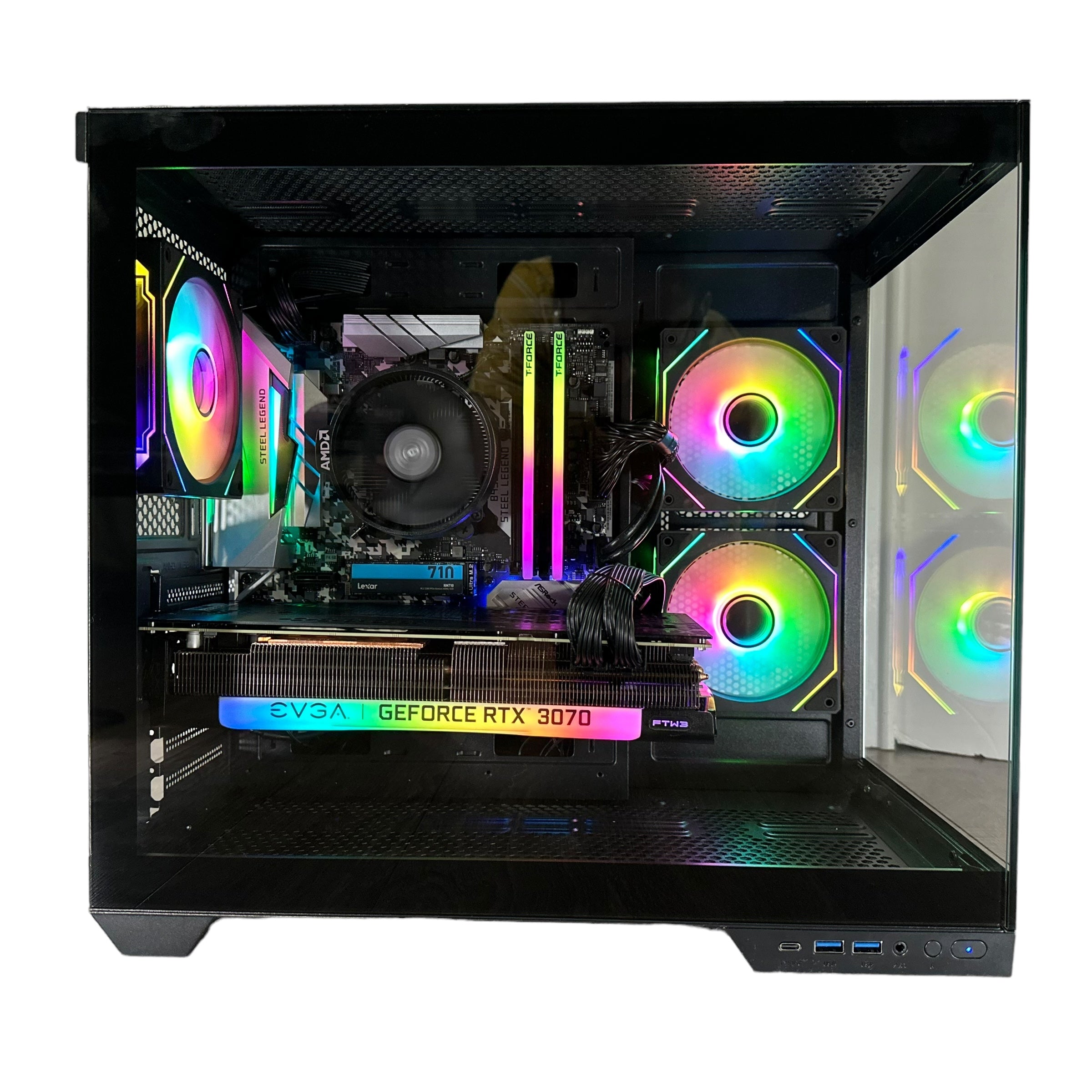 1080p Value Ryzen 5 5500 Gaming PC | 6-Core | RX 6600 8GB | 16GB RAM | 1TB NVMe SSD | STEEL LEGEND™ | Brand New