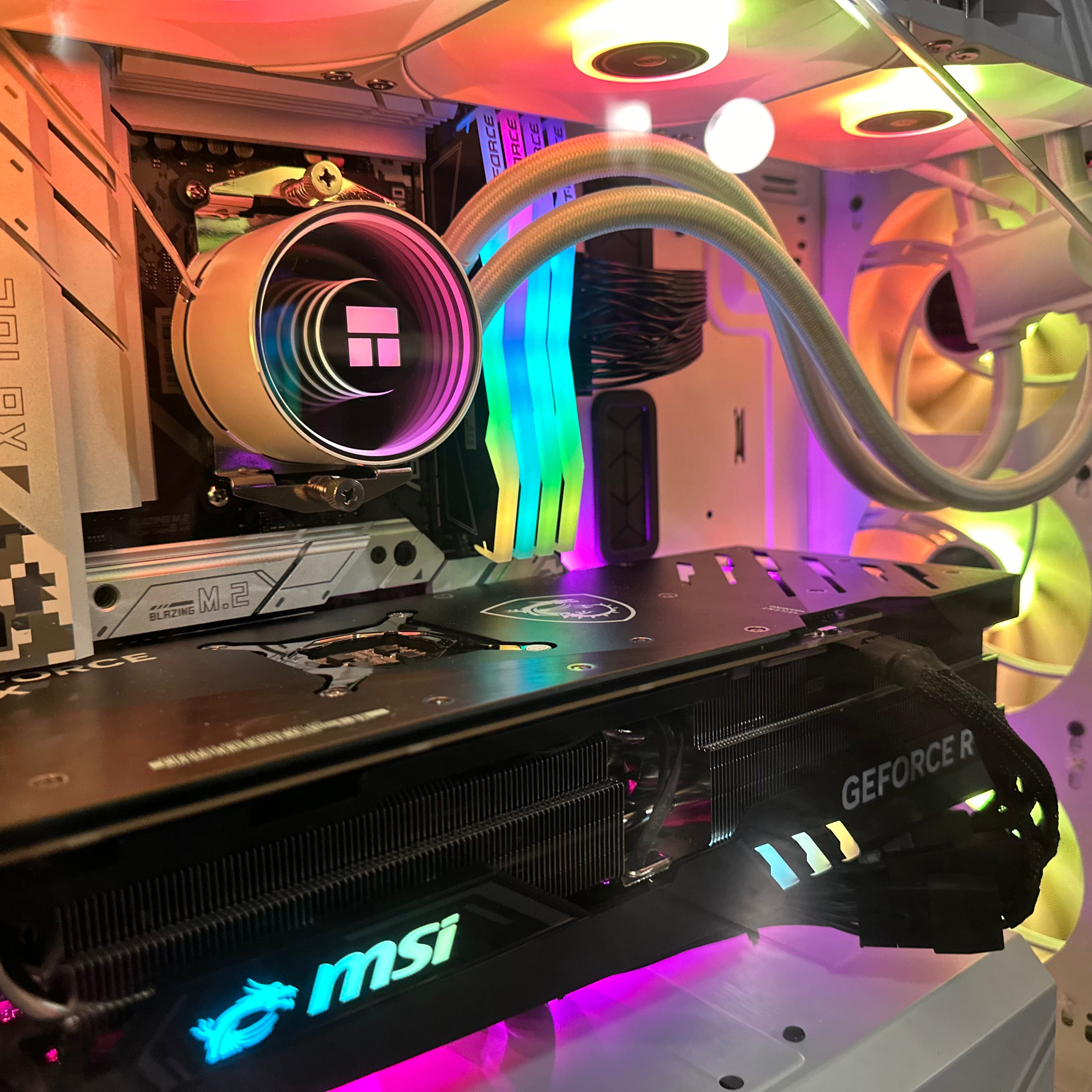 Top Tier Brand New High End 16-Core Gaming PC, Ryzen 9 7950x3D (Beats i9-14900K), RTX 4090 24GB Options, 64GB 6000mhz DDR5 RAM, 2TB NVME SSD, WIFI + BT