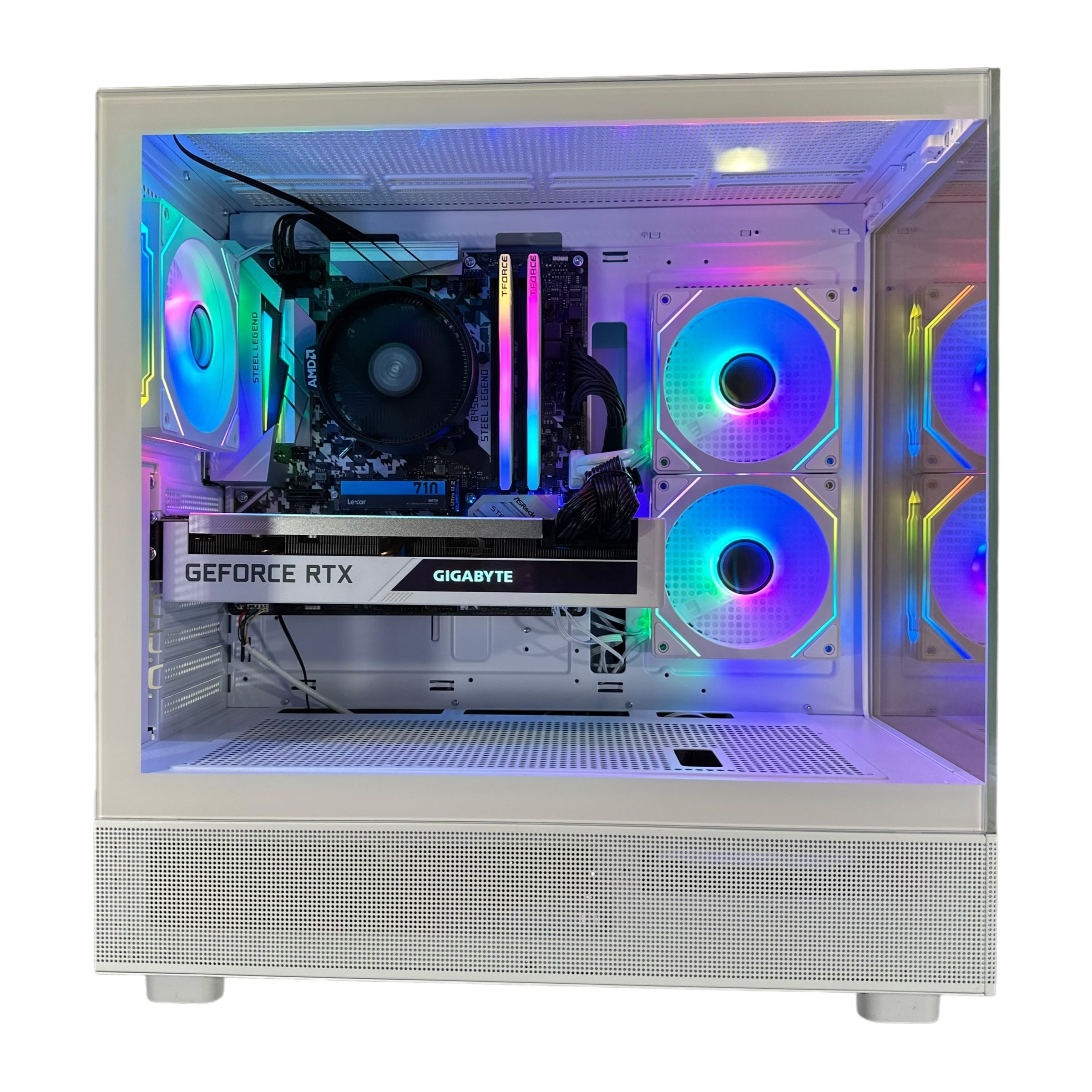 Ryzen 7 5700 Gaming PC | 8-Core | RTX 30/40/50 Series Options | 16GB RAM | 1TB NVMe SSD | STEEL LEGEND™ | Brand New