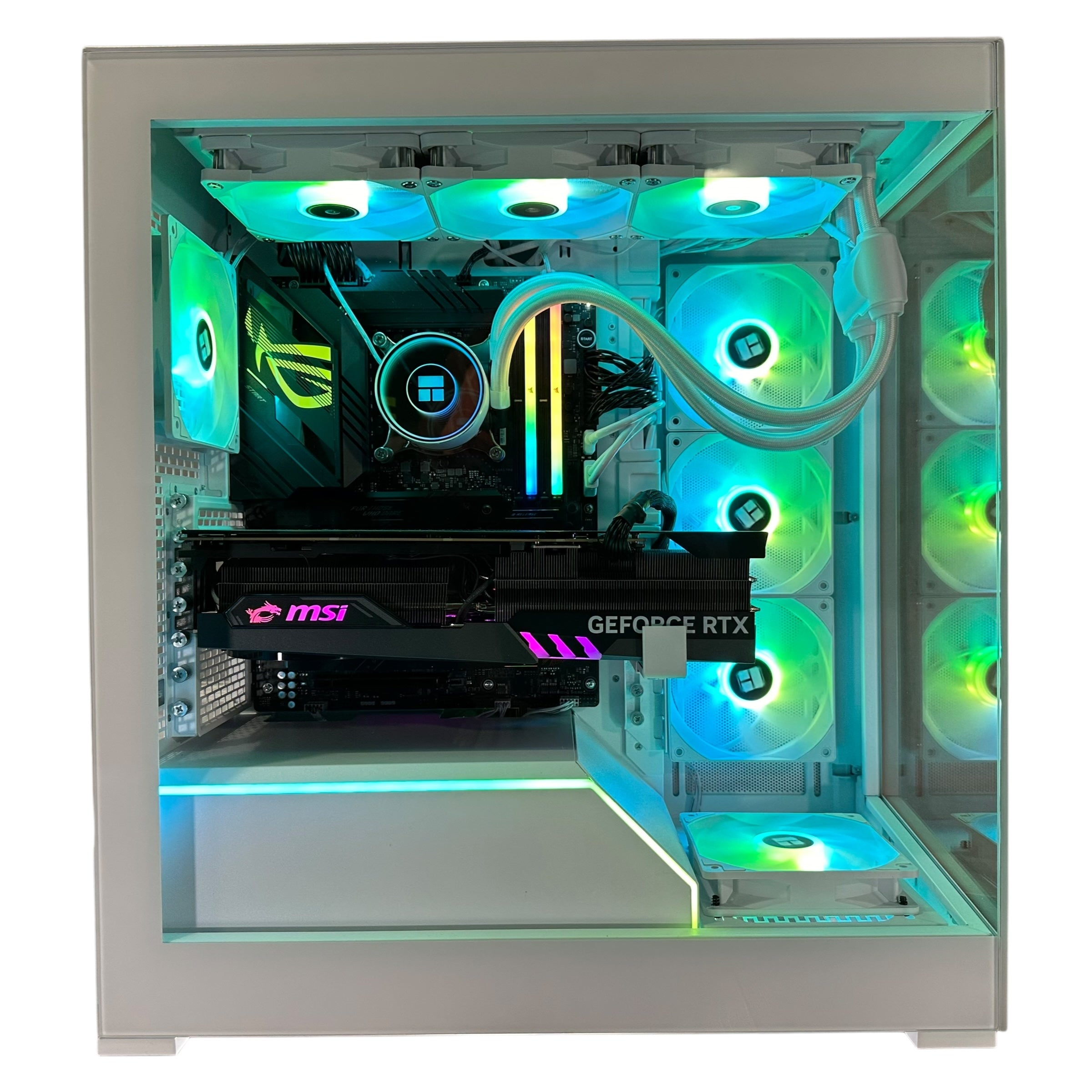 4K Top Tier Workstation i9-14900KF Gaming PC | 24-Core | RTX 5090 32GB | 64GB DDR5 6000MHz | 2TB GEN 4 NVME SSD | ASUS ROG™ | WIFI + BT | Brand New