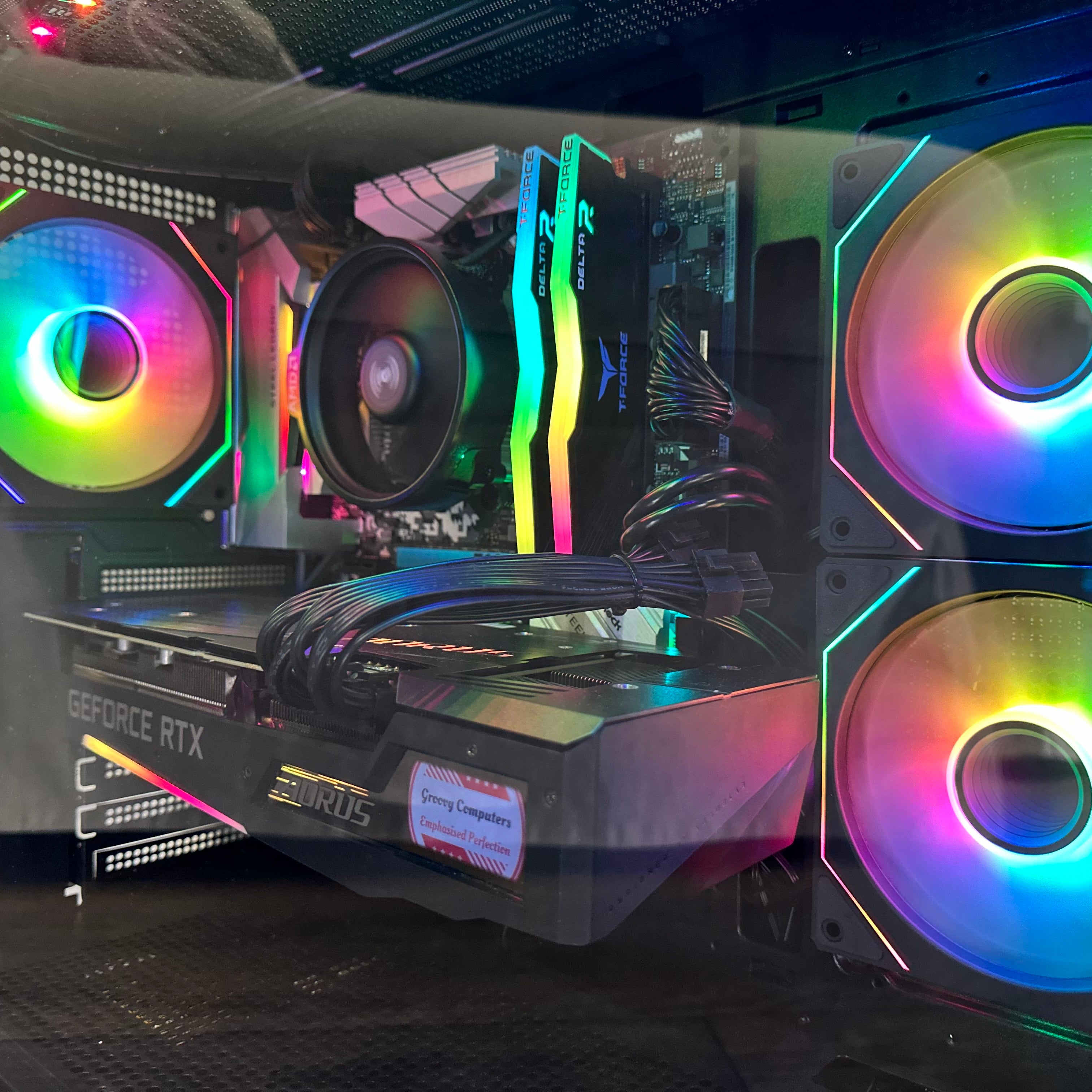 1080p Video Editing Ryzen 7 2700 Gaming PC | 8-Core | RX 6600 8GB | 16GB RAM | 1TB SSD | STEEL LEGEND™ | Brand New