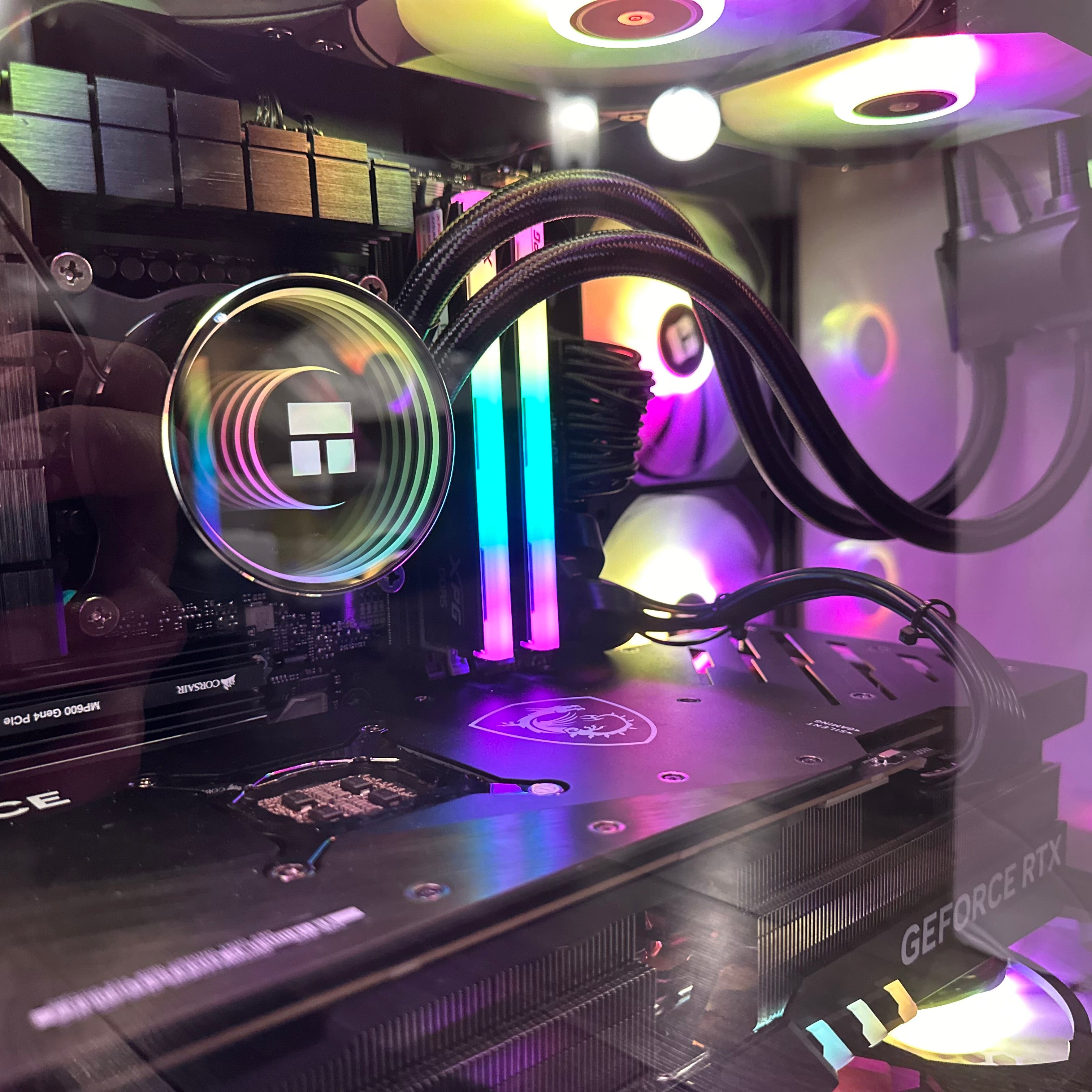 Top Tier Brand New 16-Core Gaming PC, ASUS TUF, Ryzen 9 7950x3D, RTX 4090/4070 Options, 32GB 6400mhz DDR5 Ram, 2TB NVME SSD, WIFI + BT