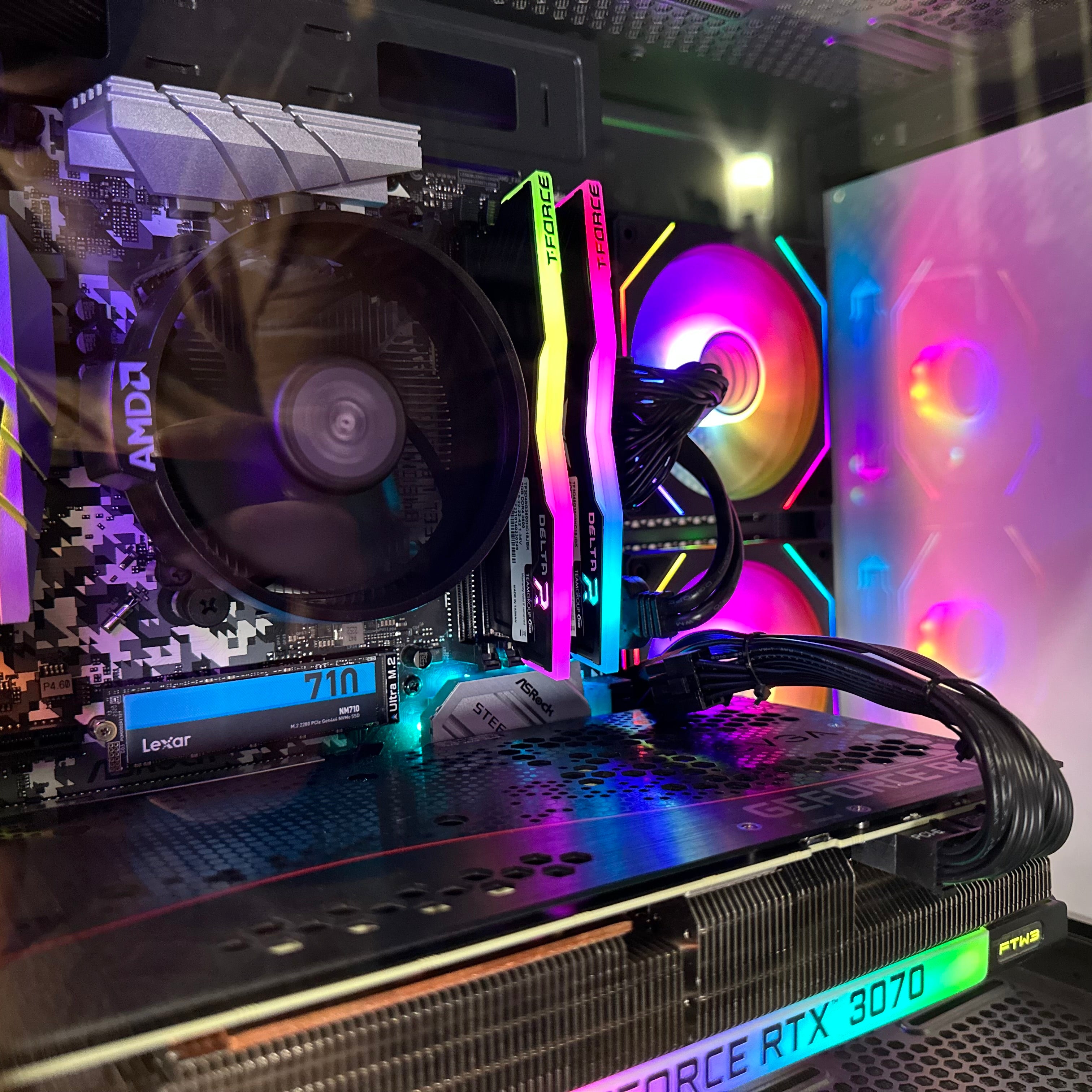 1080p Value Ryzen 5 5500 Gaming PC | 6-Core | RX 6600 8GB | 16GB RAM | 1TB NVMe SSD | STEEL LEGEND™ | Brand New