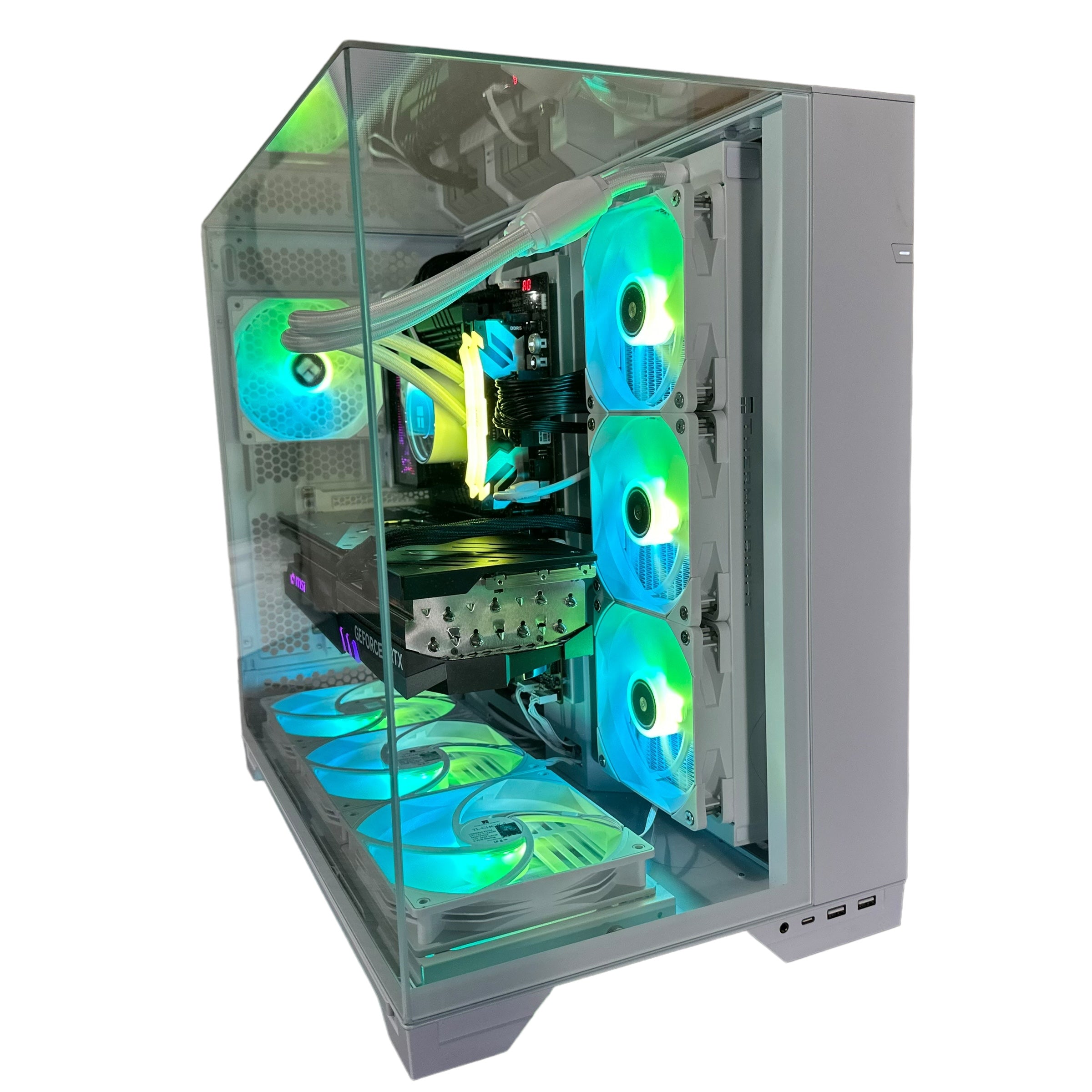 Top Tier Brand New High End 24-Core Gaming PC, ASUS ROG Maximus Hero, i9-14900K, RTX 4090 24GB, 64GB 6000mhz DDR5 RAM, 4TB NVME SSD, 8TB HDD (Options), WIFI + BT