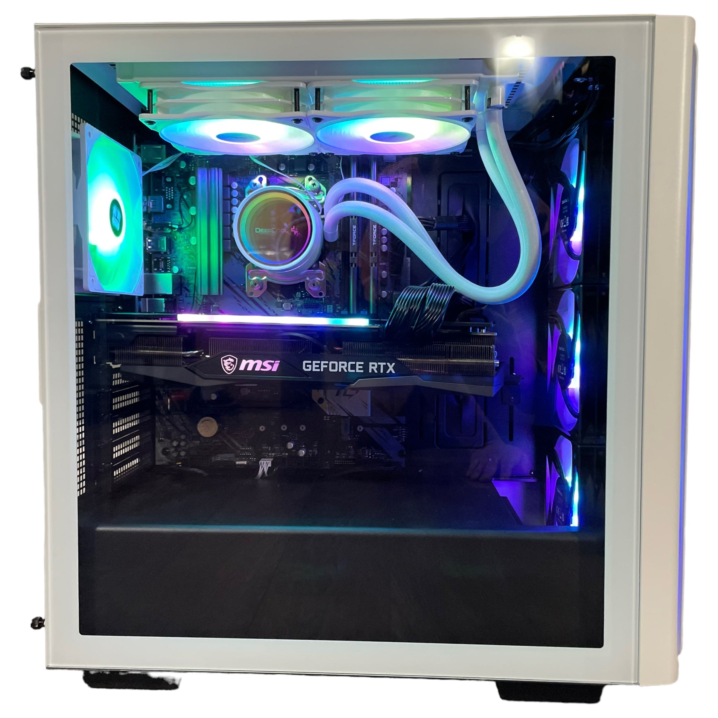 Brand New 8-Core High-End Gaming PC Ryzen 7 5700x (Better than i9-11900K), RTX 4070 Ti Options, 32GB 3200mhz DDR4 Ram, 1TB NVME SSD, WIFI + BT