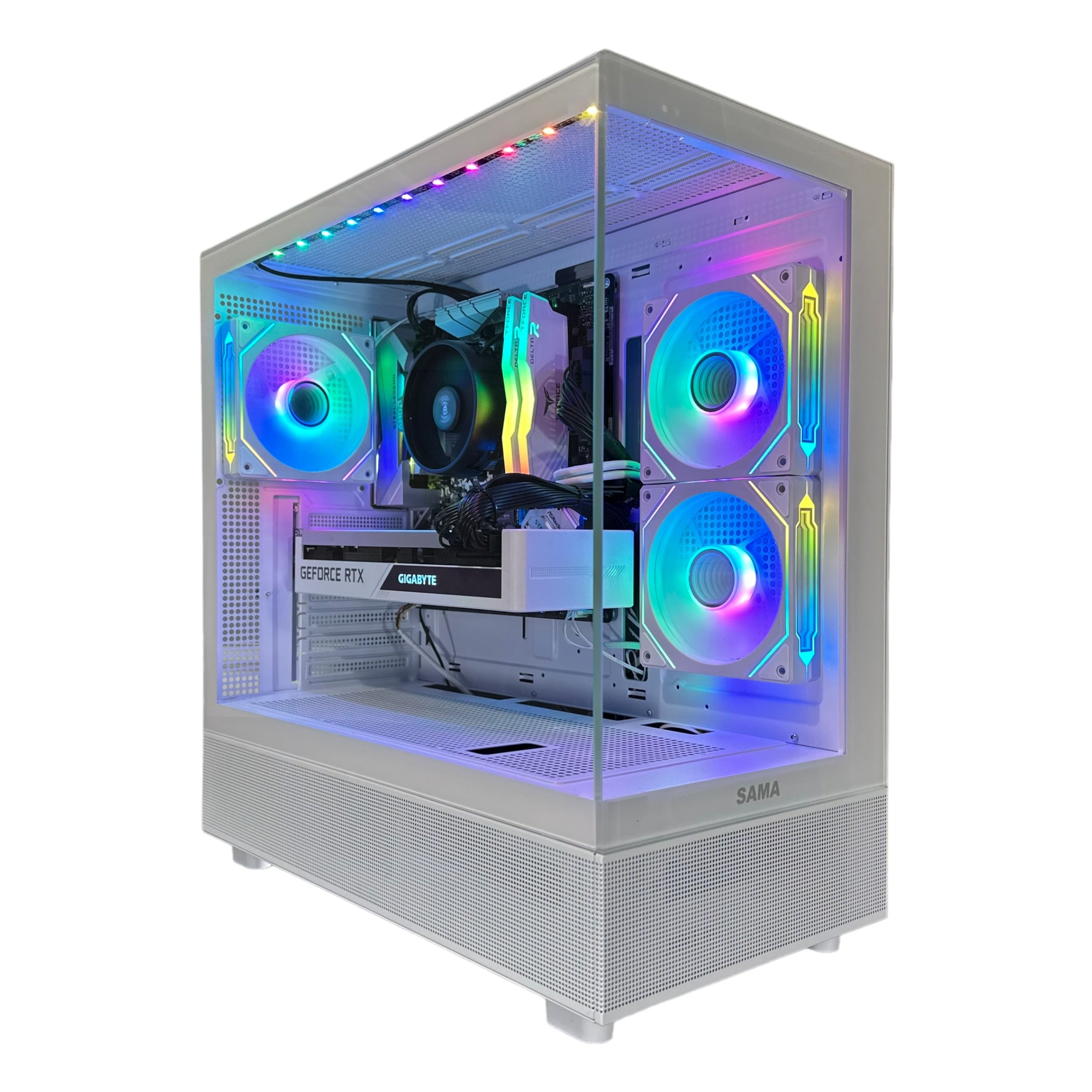 Ryzen 5 5600 Gaming PC | 6-Core | RTX 30/40/50 Series Options | 16GB RAM | 1TB NVMe SSD | STEEL LEGEND™ | Brand New - Groovy Computers