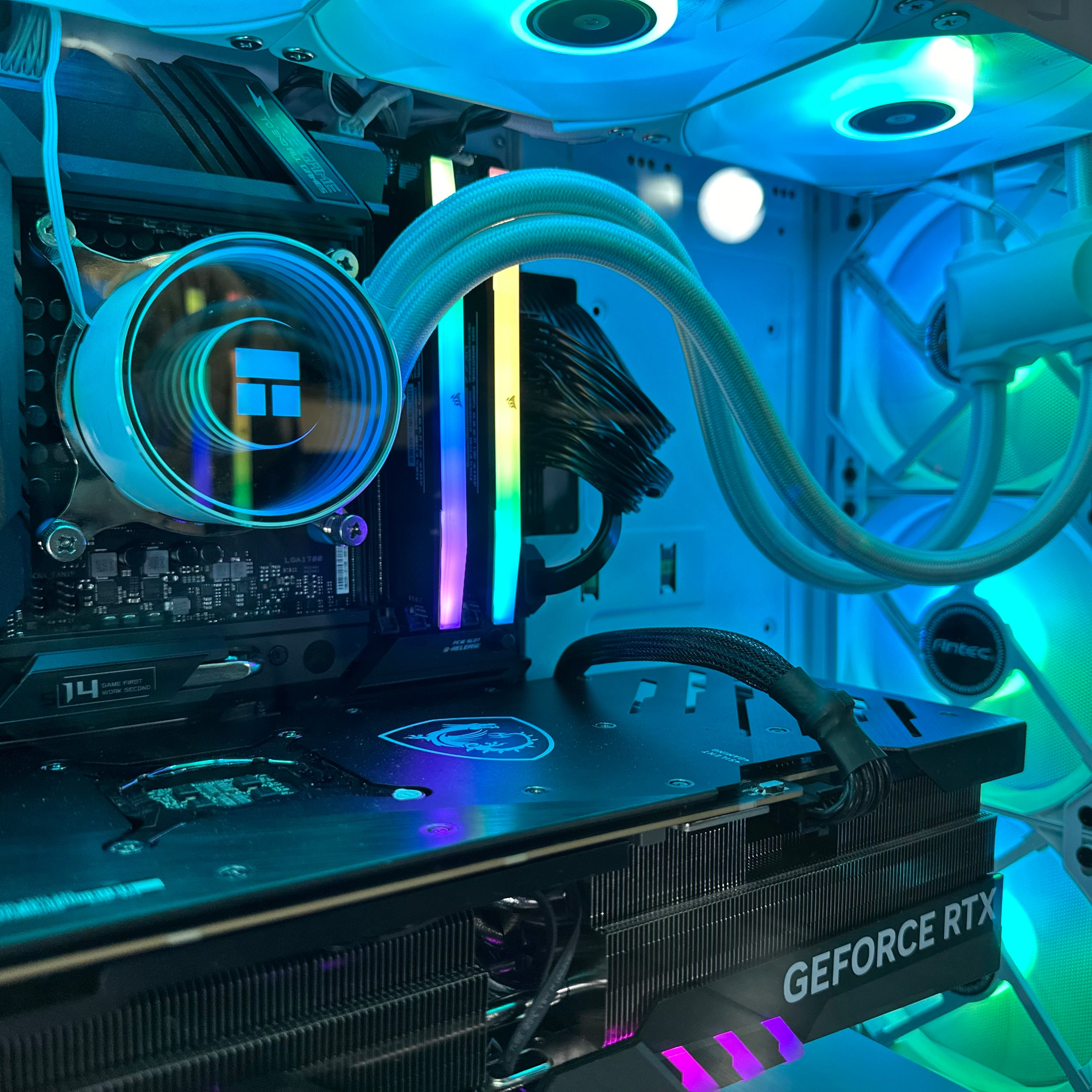 i9-14900K Gaming PC | 24-Core | RTX 30/40/50 Series Options | 64GB DDR5 6000MHz | 2TB NVMe SSD | ASUS™ ROG | WIFI + BT | Brand New