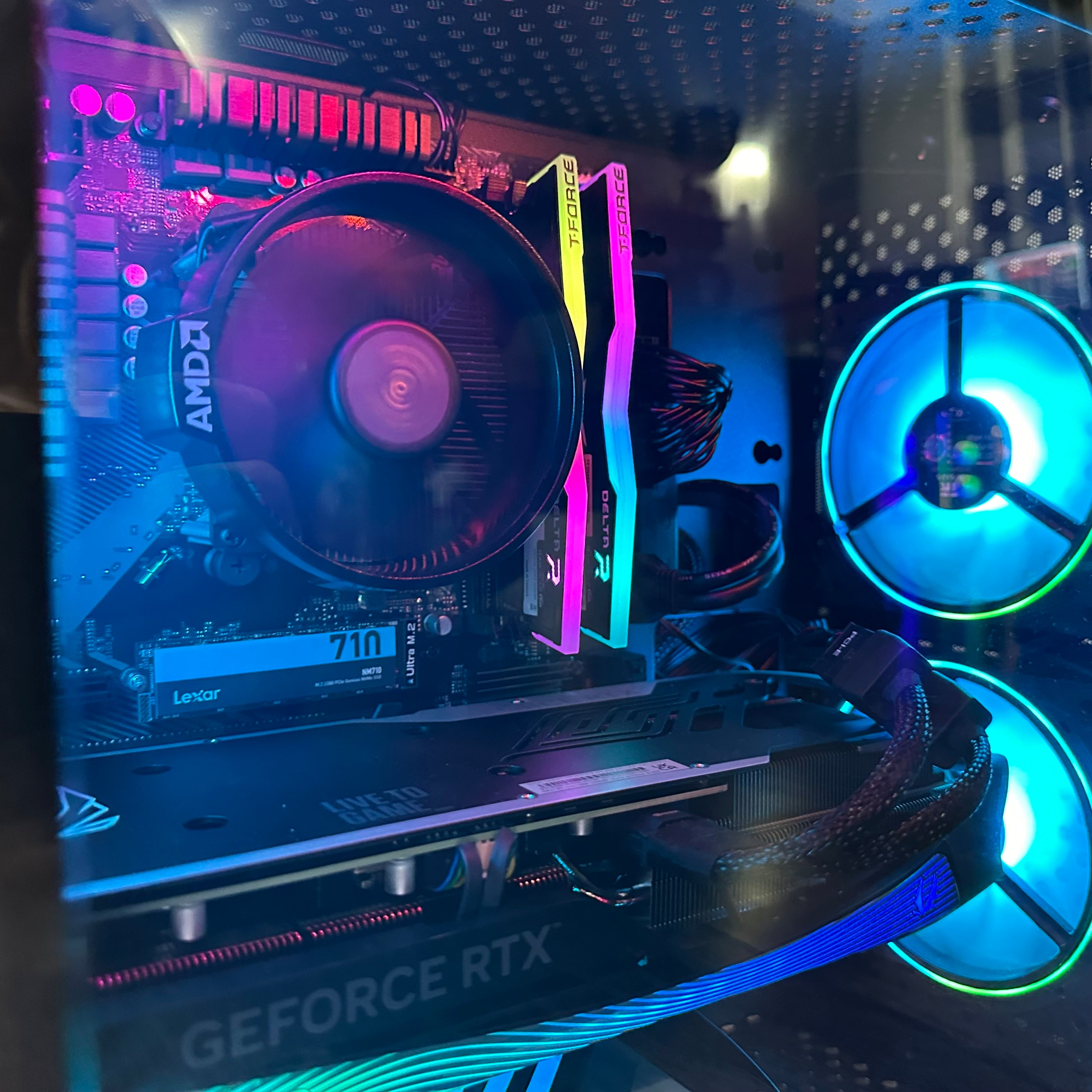 Ryzen 7 5700 Gaming PC | 8-Core | RTX 30/40/50 Series Options | 16GB RAM | 1TB SSD | Pro4™ | Brand New - Groovy Computers