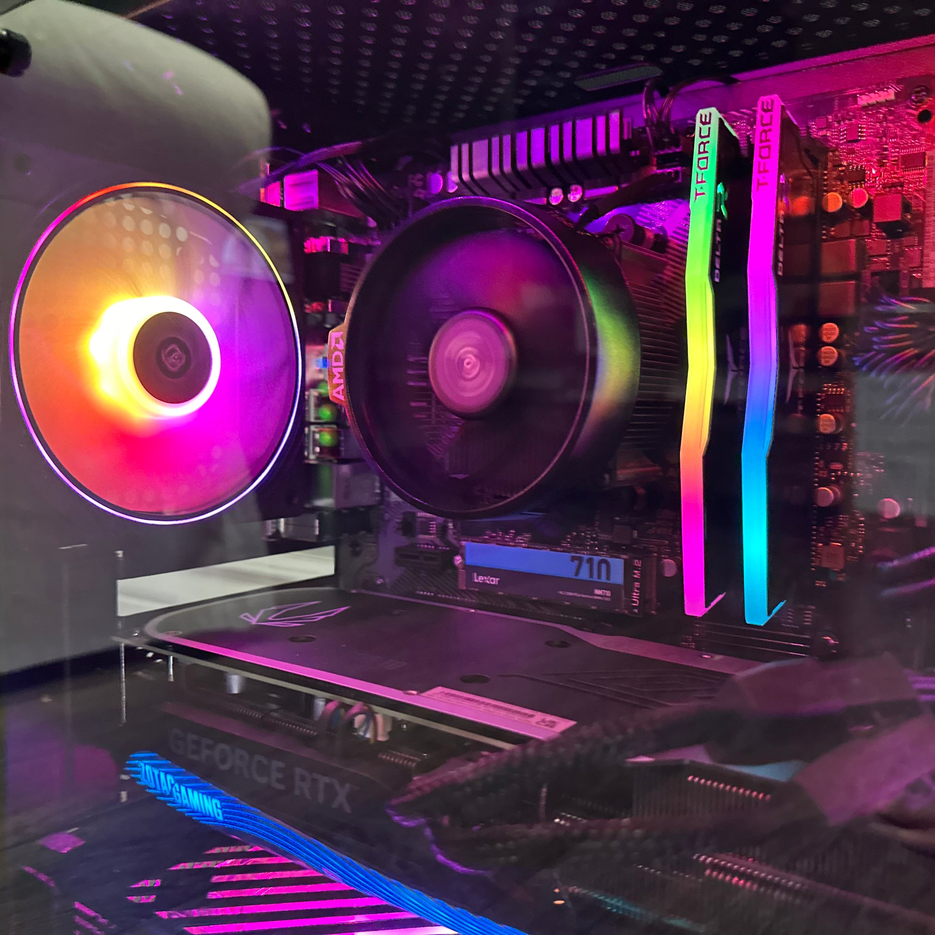 Ryzen 7 5700 Gaming PC | 8-Core | RTX 30/40/50 Series Options | 16GB RAM | 1TB SSD | Pro4™ | Brand New - Groovy Computers