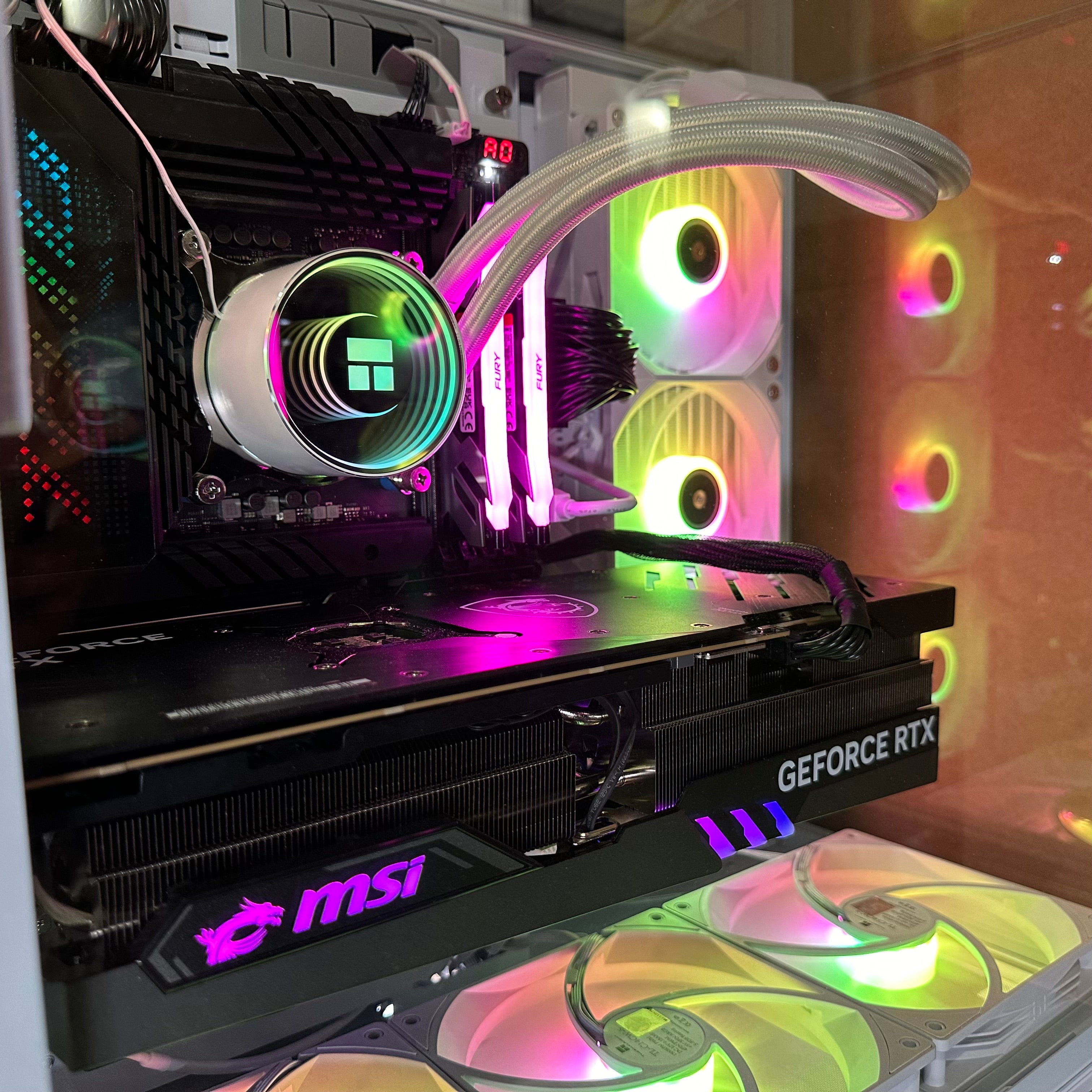 Top Tier Brand New High End 24-Core Gaming PC, ASUS ROG Maximus Hero, i9-14900K, RTX 4090 24GB, 64GB 6000mhz DDR5 RAM, 4TB NVME SSD, 8TB HDD (Options), WIFI + BT